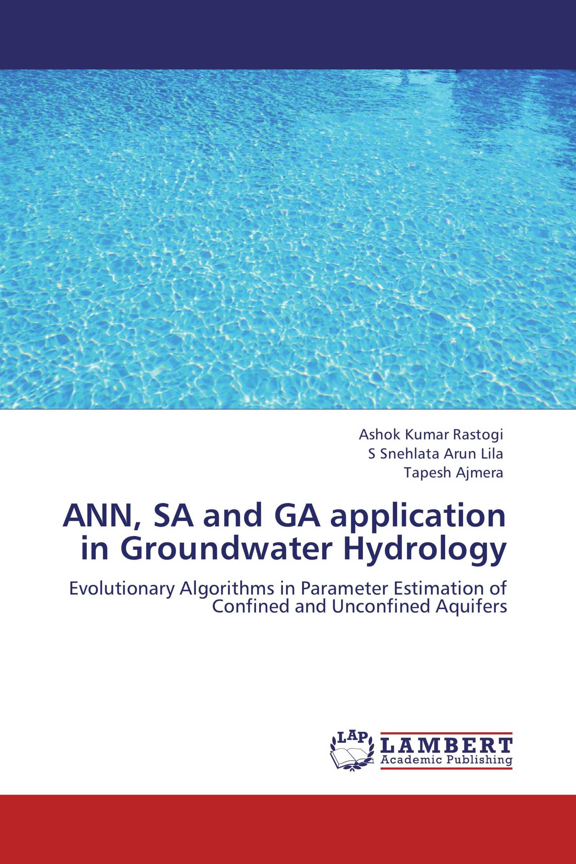 ANN, SA and GA application in Groundwater Hydrology