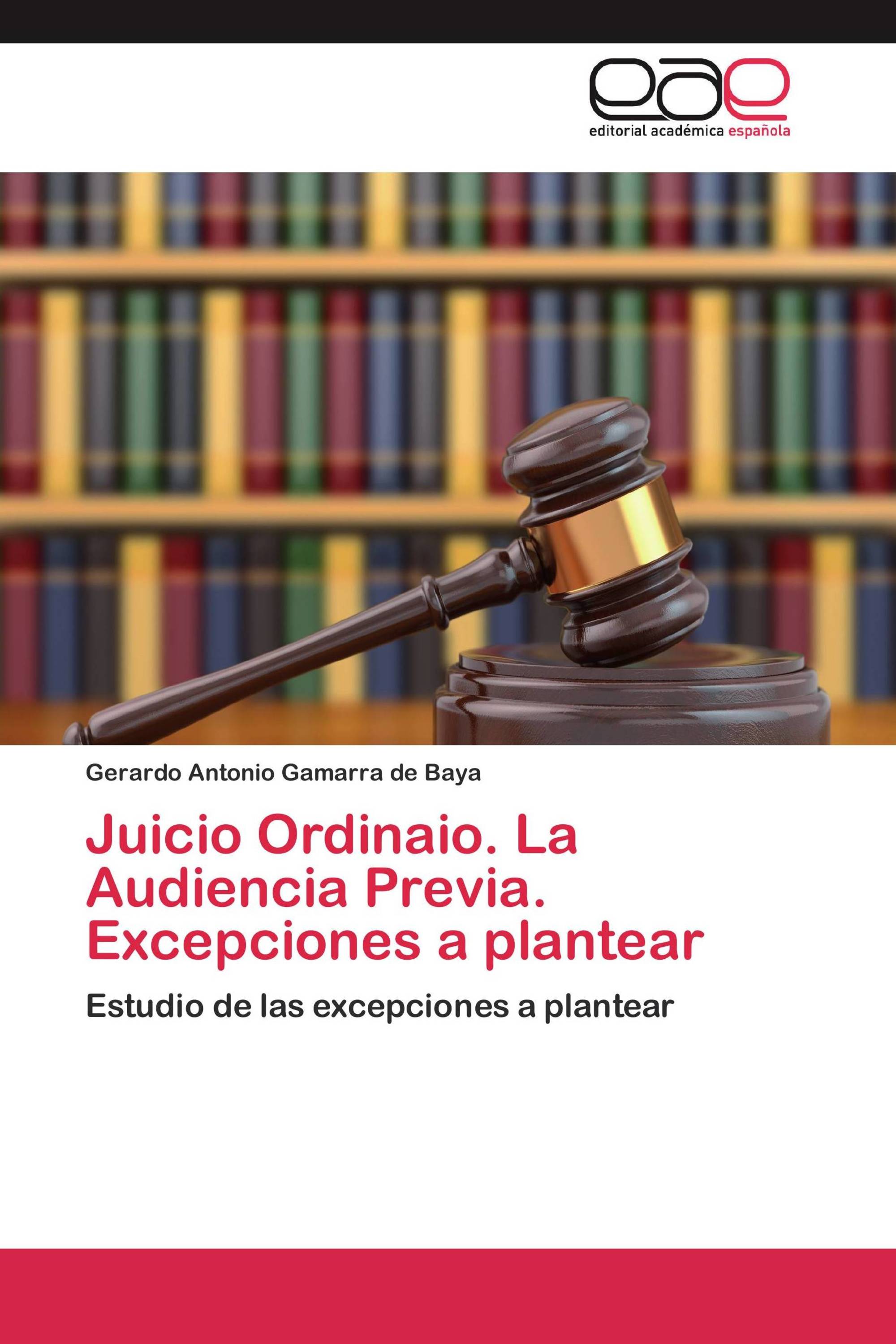 Juicio Ordinaio. La Audiencia Previa. Excepciones a plantear