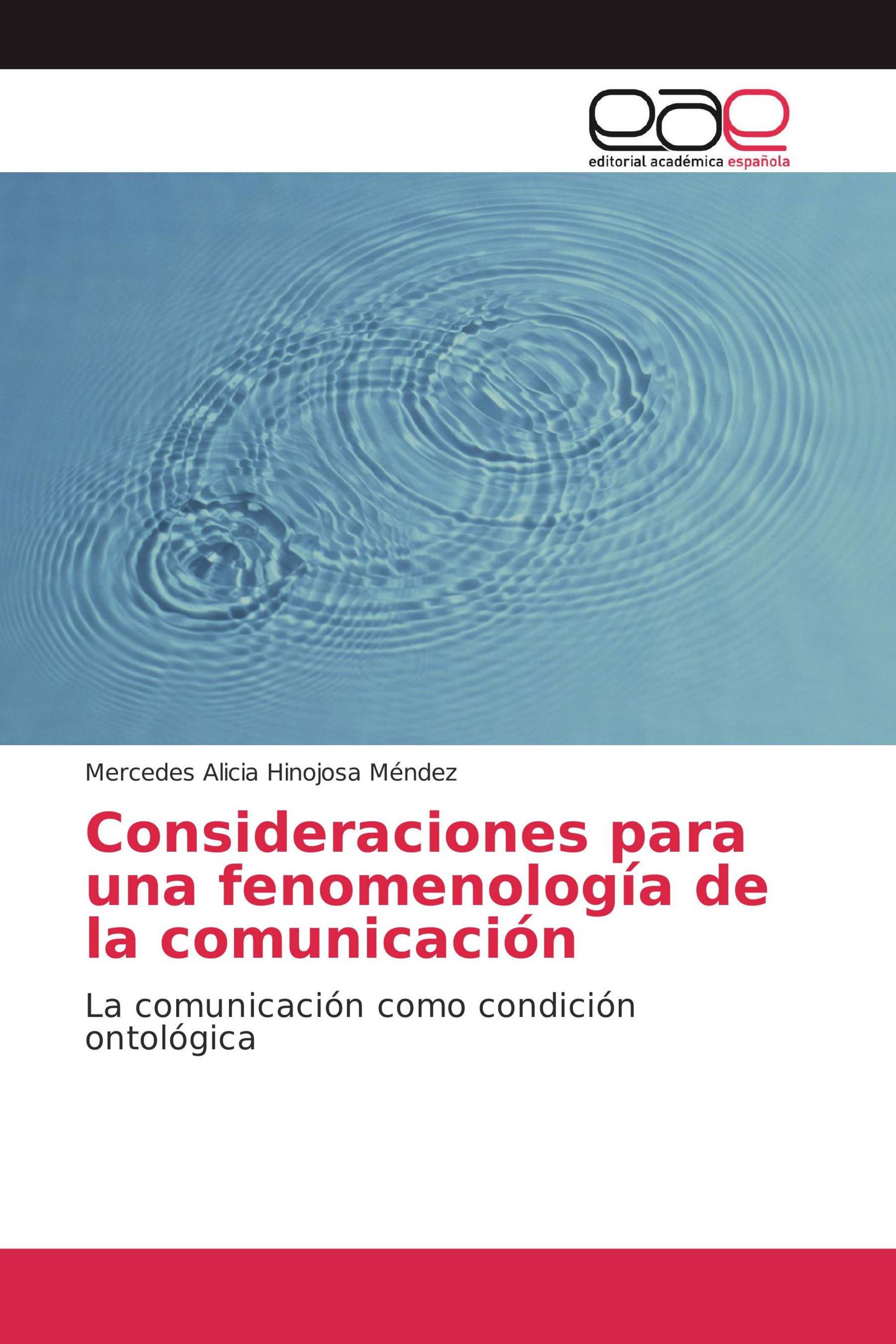 Consideraciones para una fenomenología de la comunicación