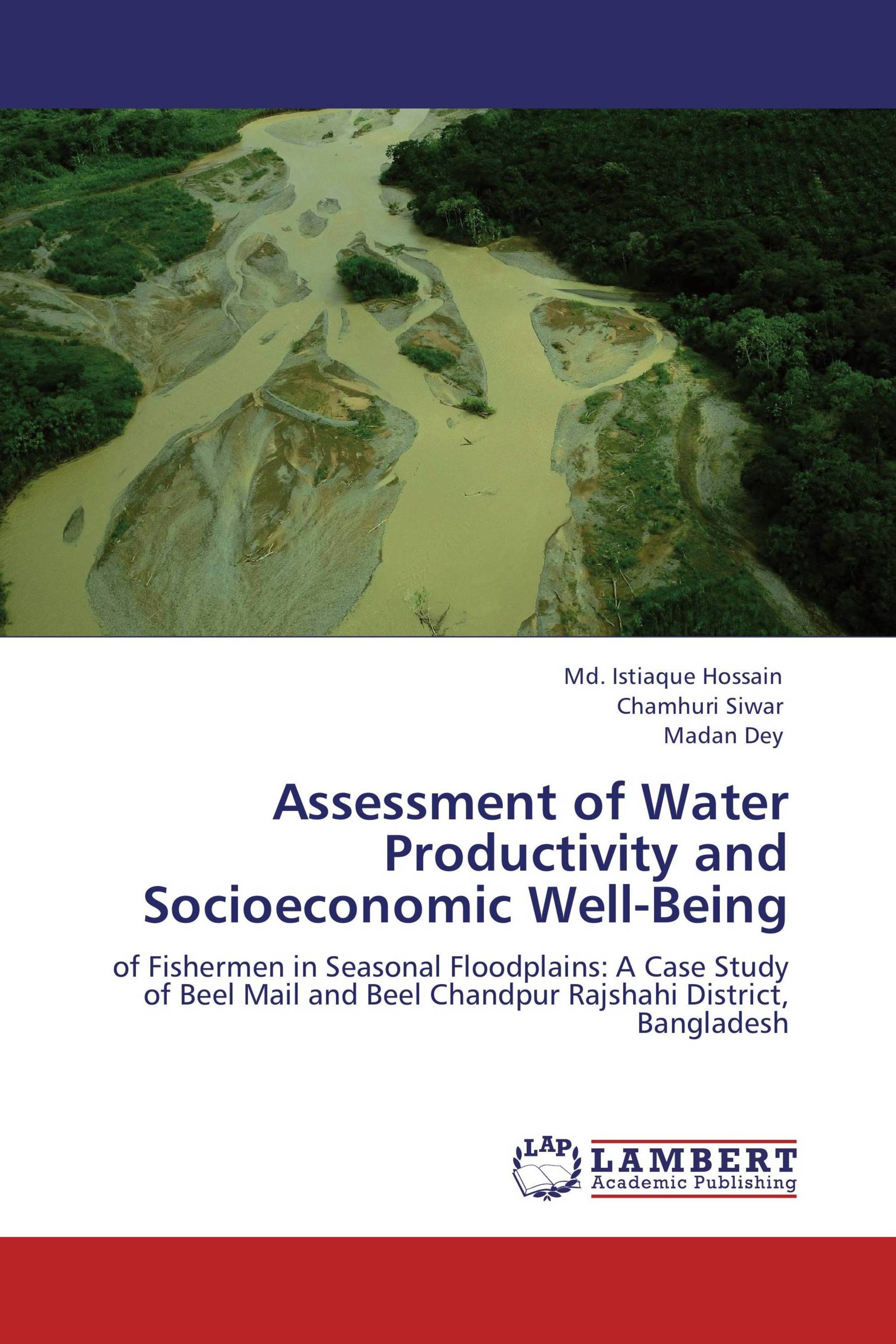 Assessment of Water Productivity and Socioeconomic Well-Being