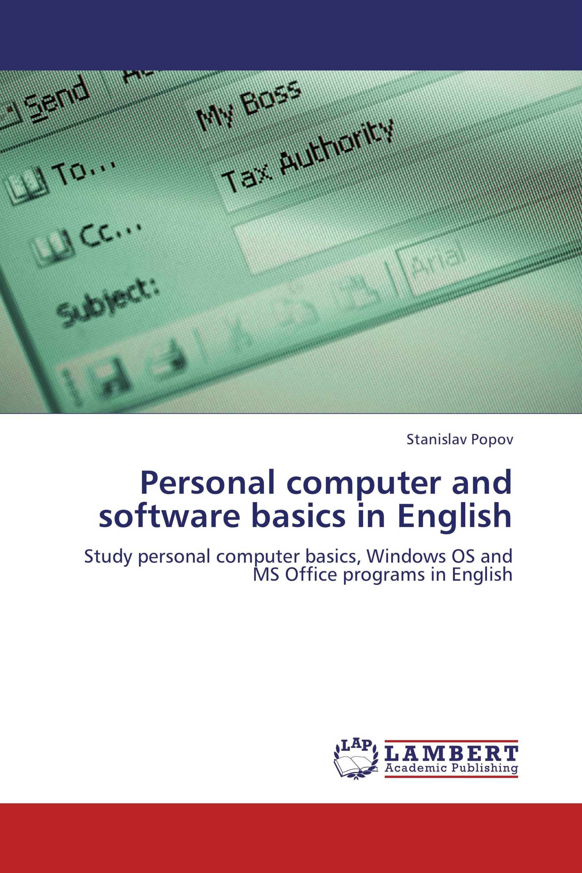 Personal computer and software basics in English