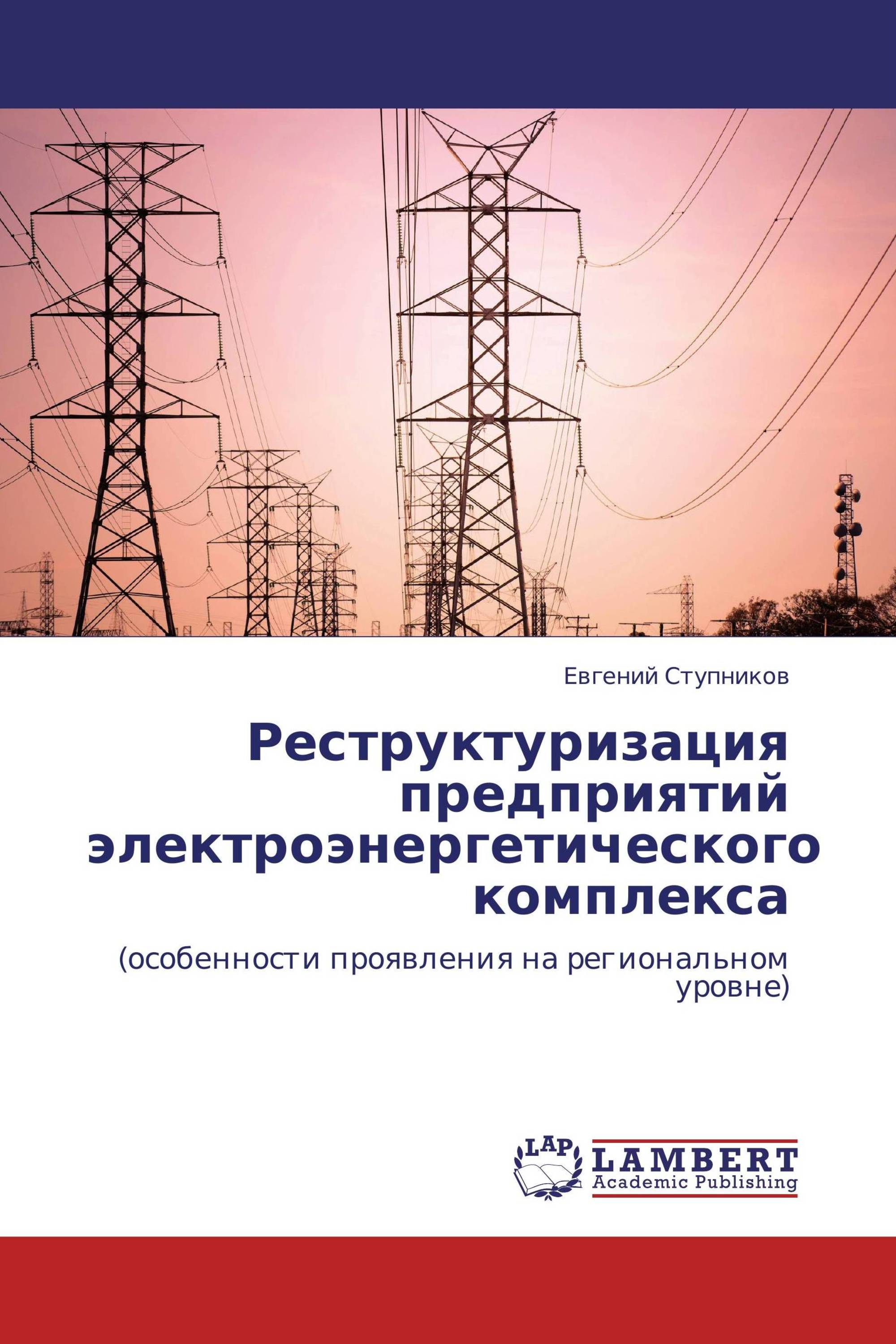 Реструктуризация предприятий электроэнергетического комплекса