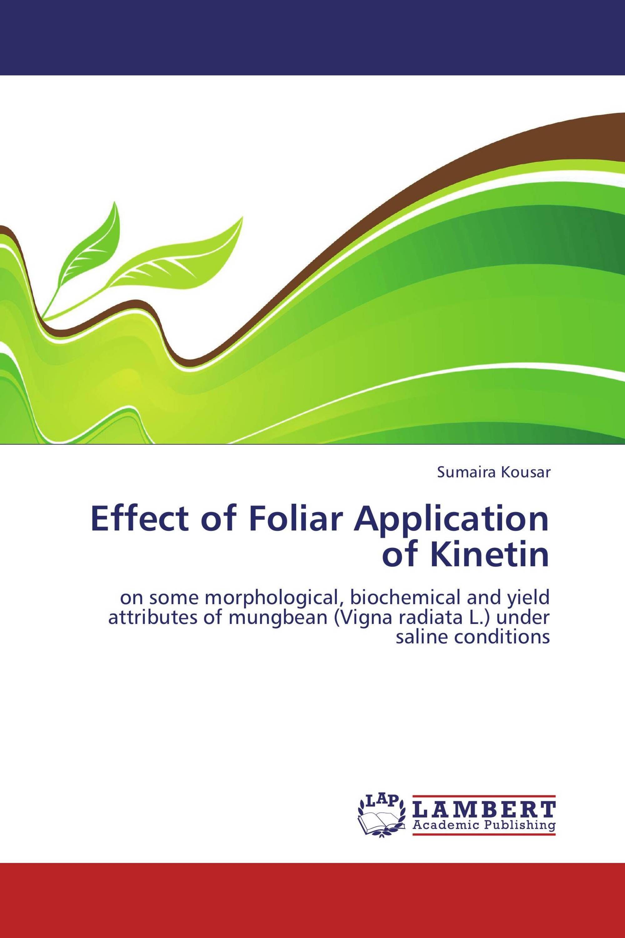 Effect of Foliar Application of Kinetin