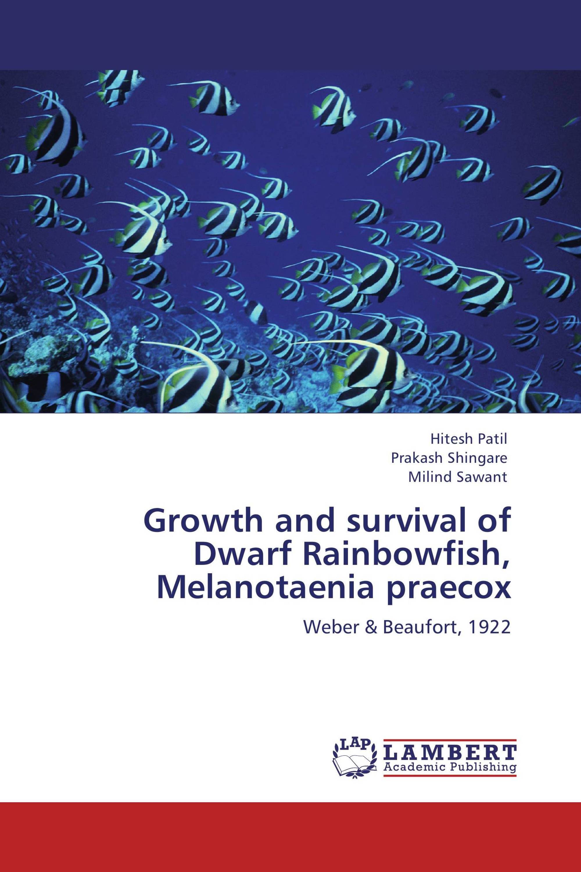 Growth and survival of Dwarf Rainbowfish, Melanotaenia praecox