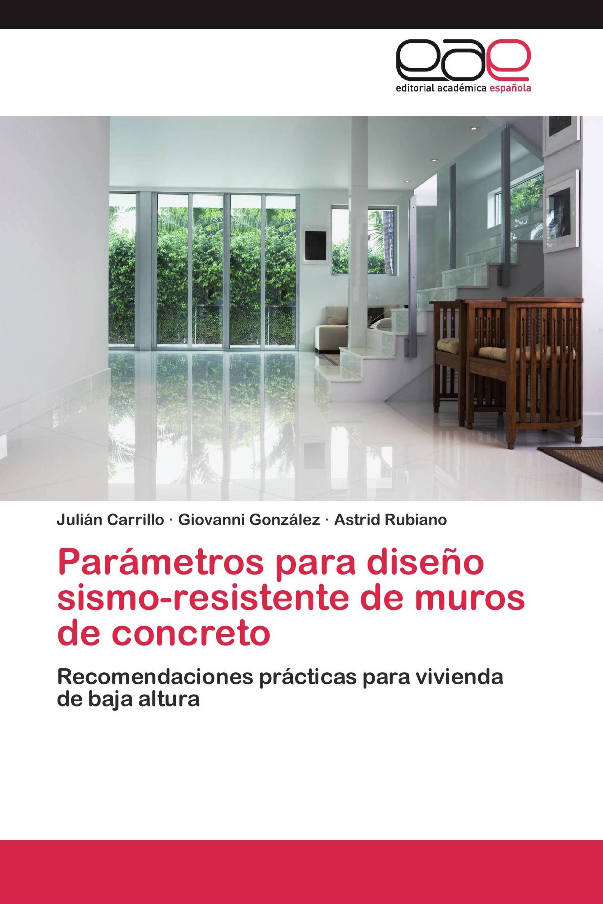 Parámetros para diseño sismo-resistente de muros de concreto