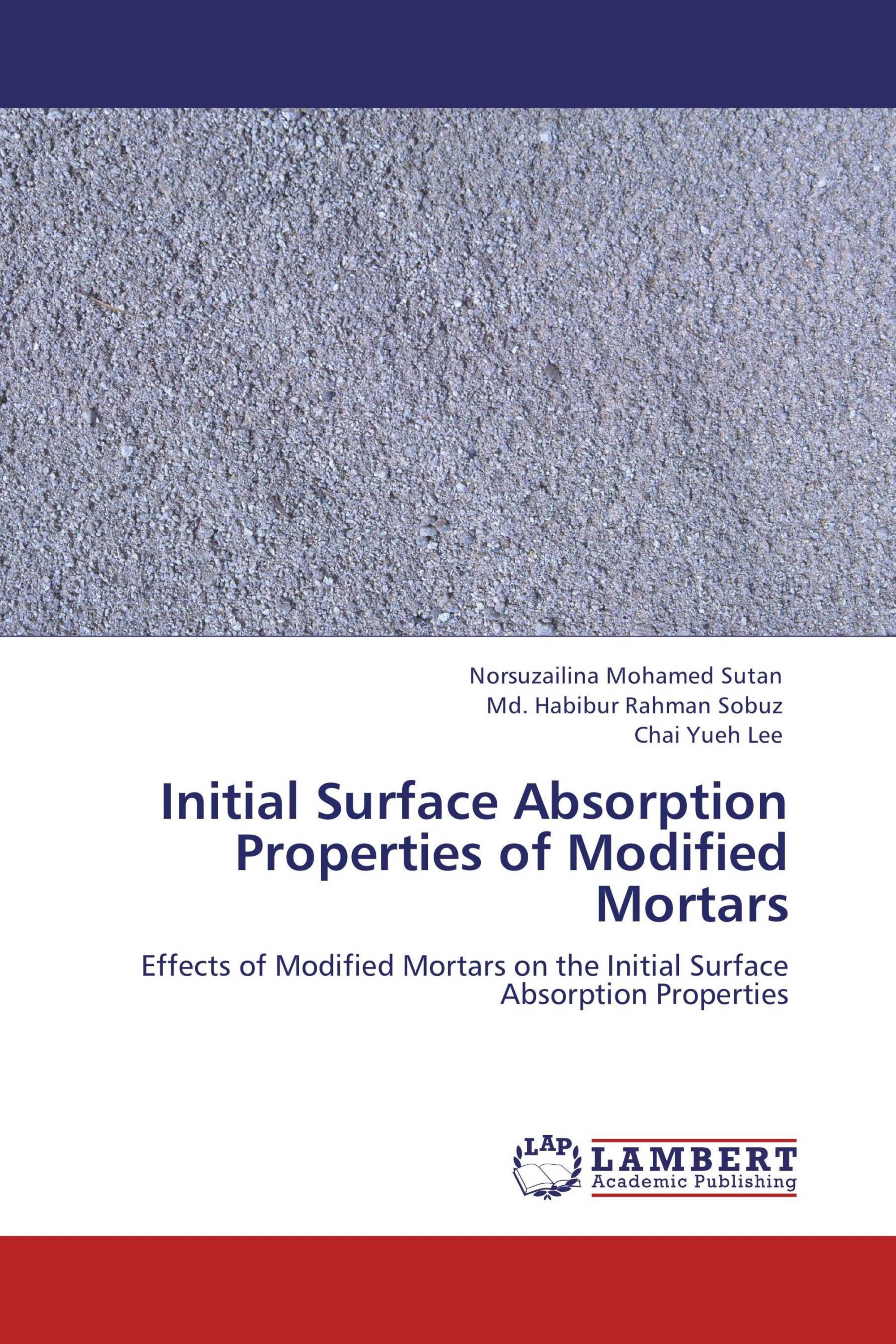 Initial Surface Absorption Properties of Modified Mortars