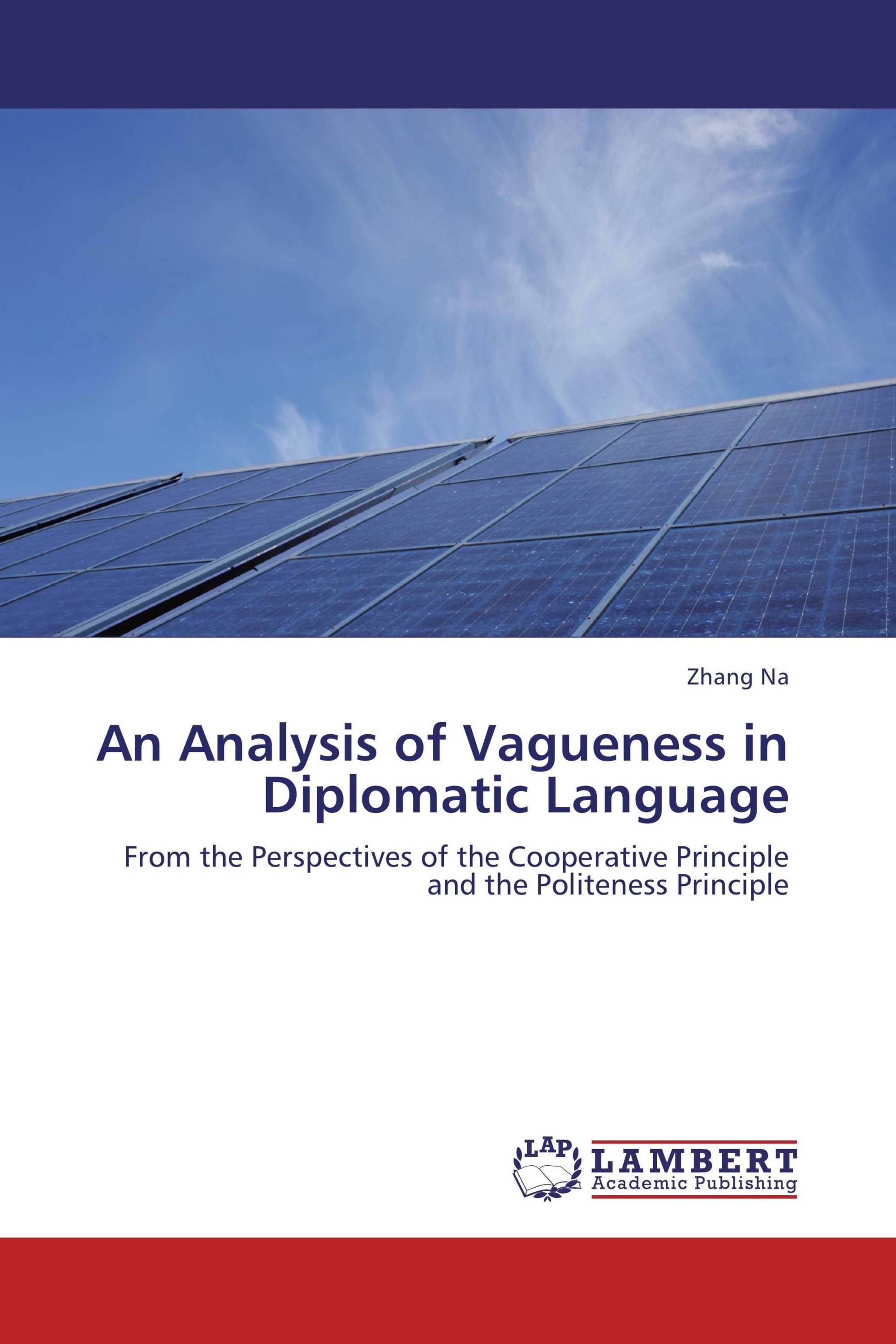 An Analysis of Vagueness in Diplomatic Language