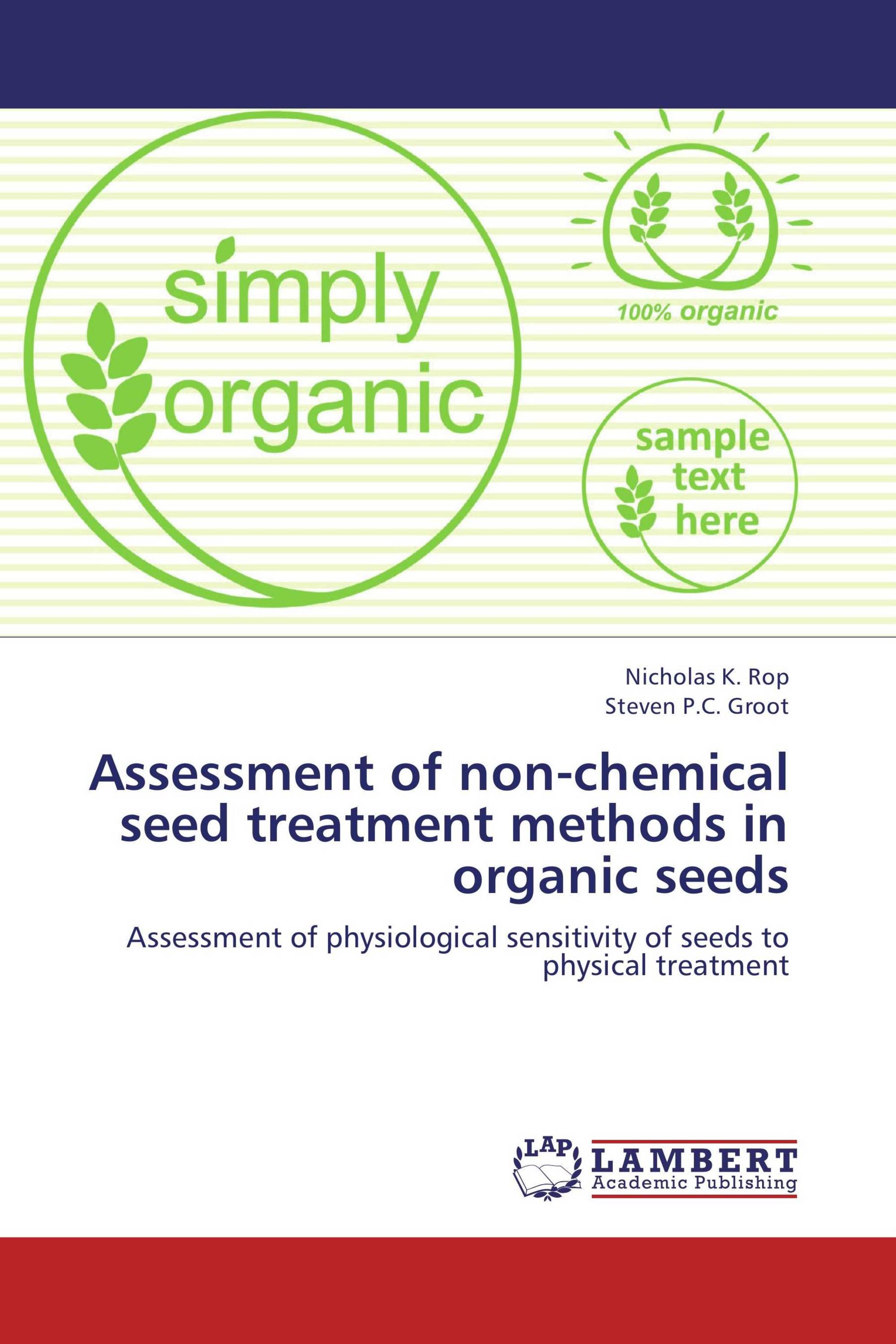 Assessment of nonchemical seed treatment methods in organic seeds