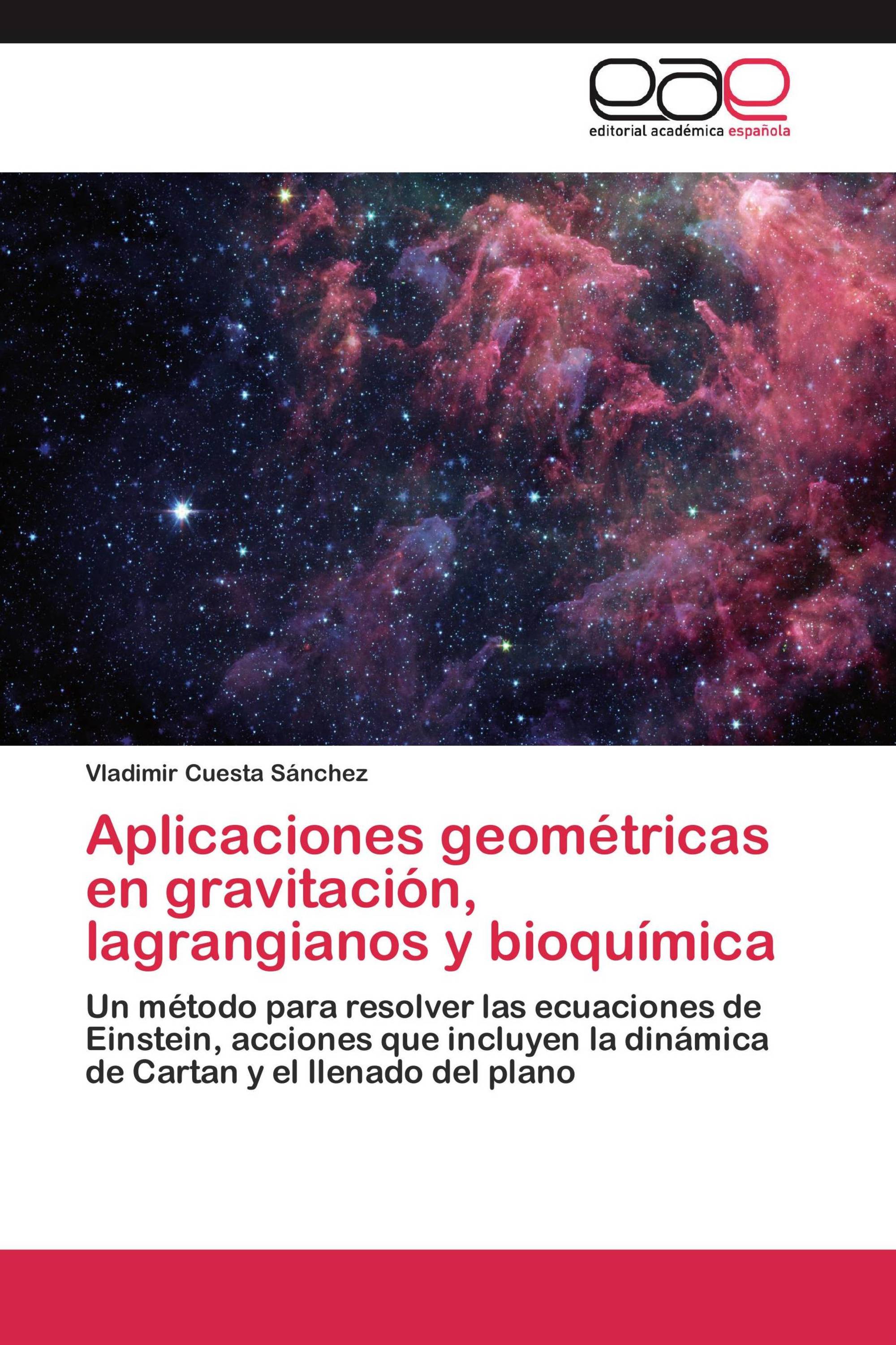 Aplicaciones geométricas en gravitación, lagrangianos y bioquímica