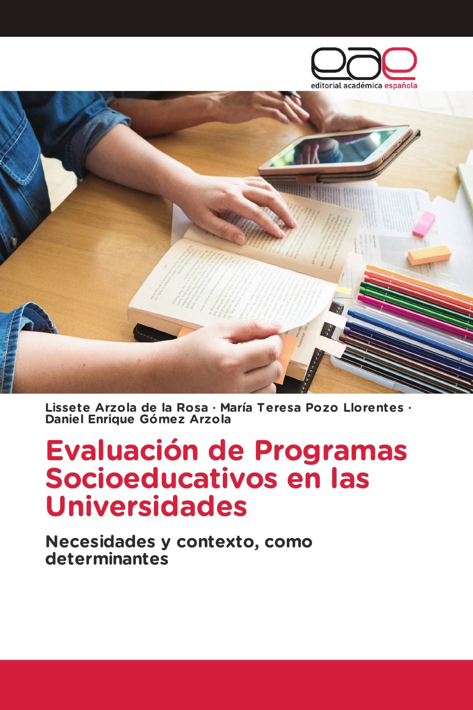 Evaluación de Programas Socioeducativos en las Universidades