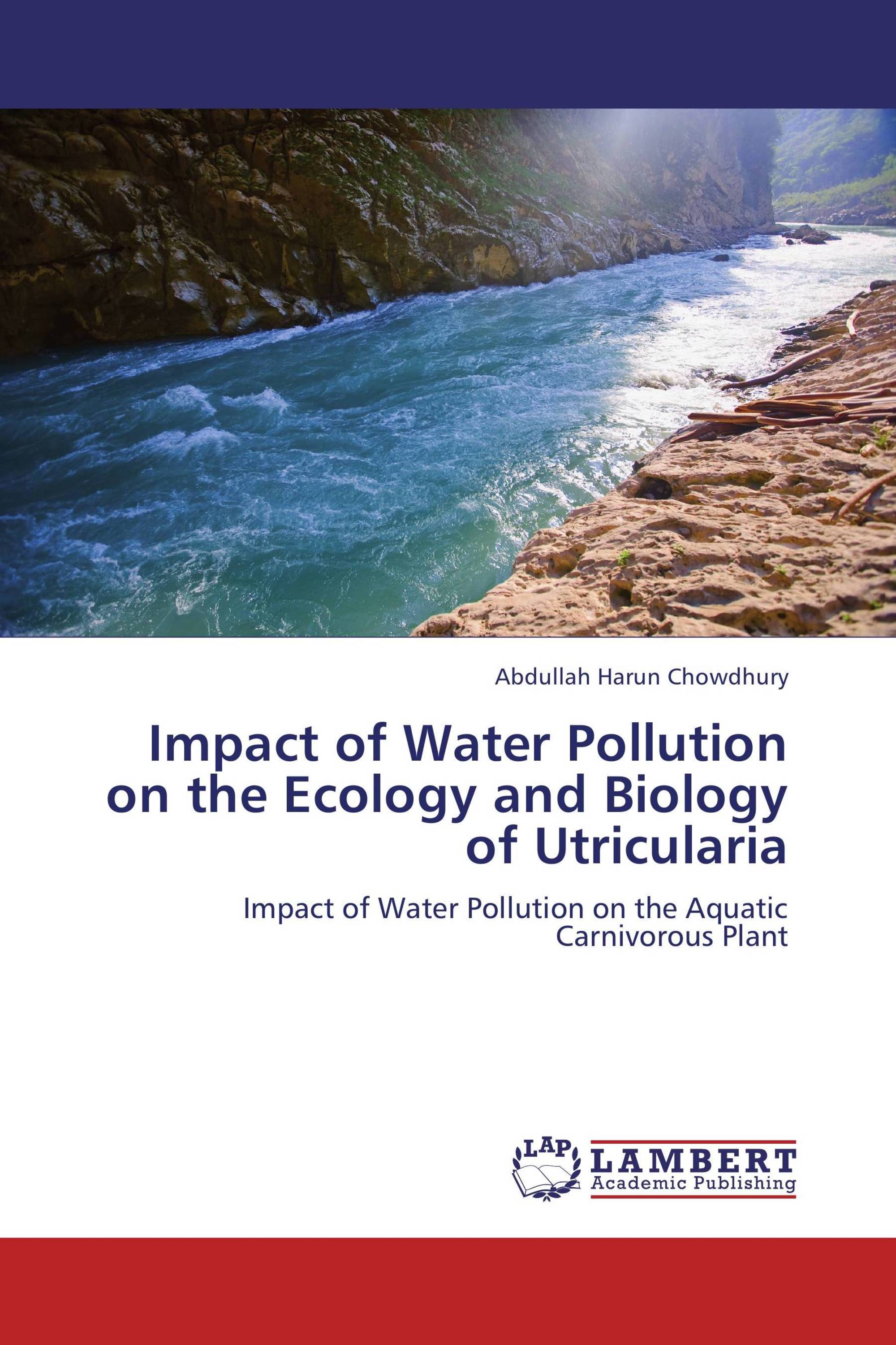 Impact of Water Pollution on the Ecology and Biology of Utricularia