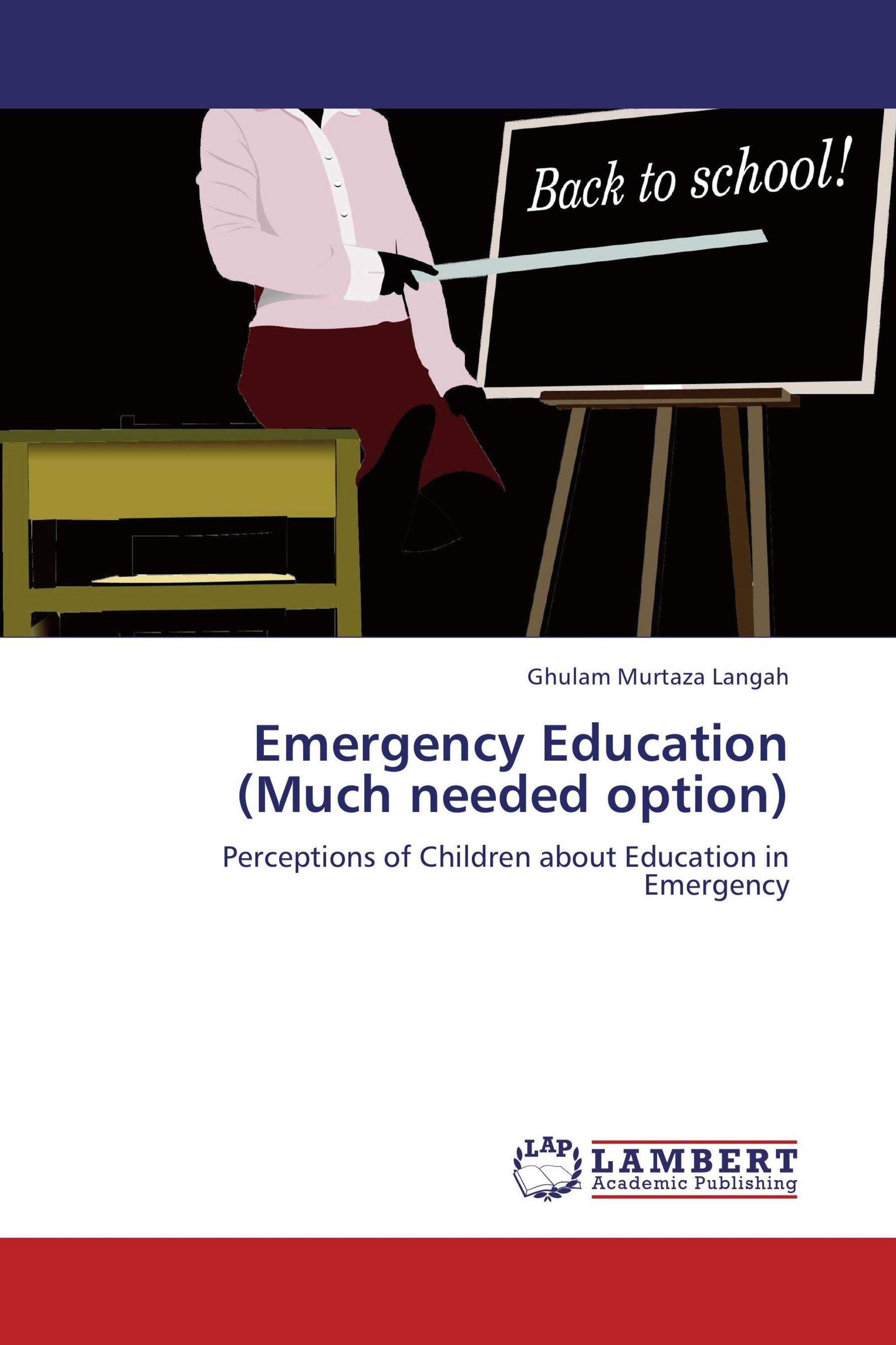 Emergency Education (Much needed option)