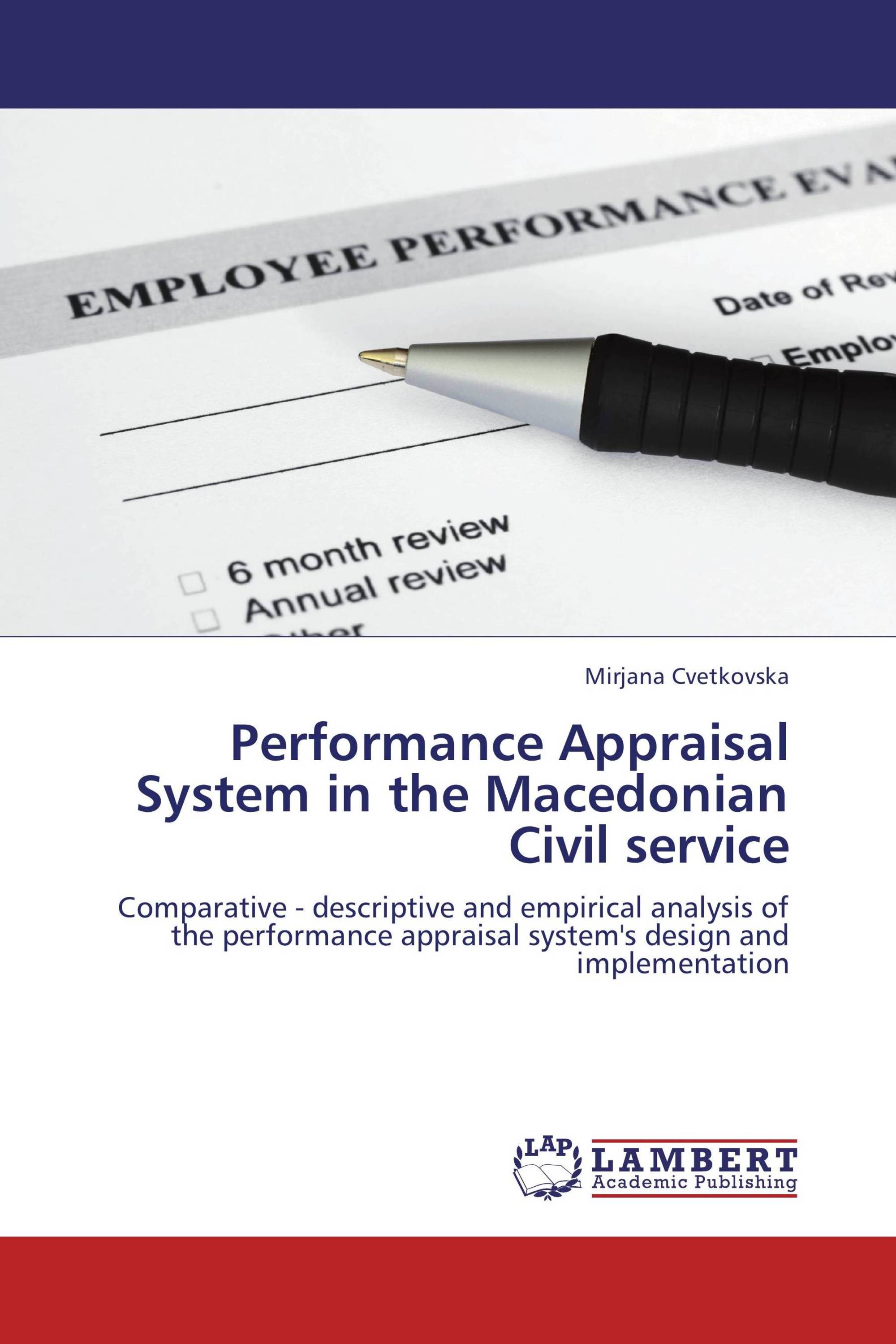 Performance Appraisal System in the Macedonian Civil service