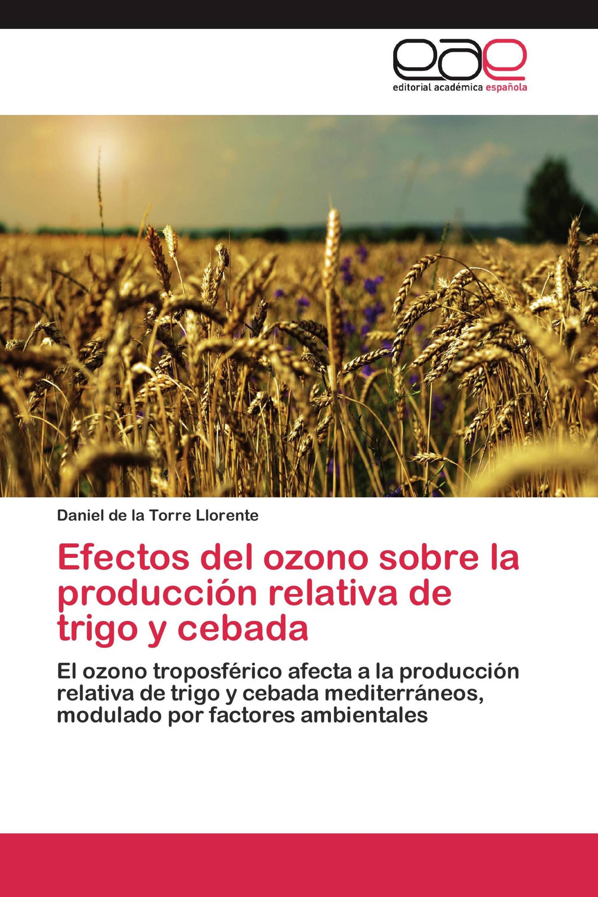 Efectos del ozono sobre la producción relativa de trigo y cebada