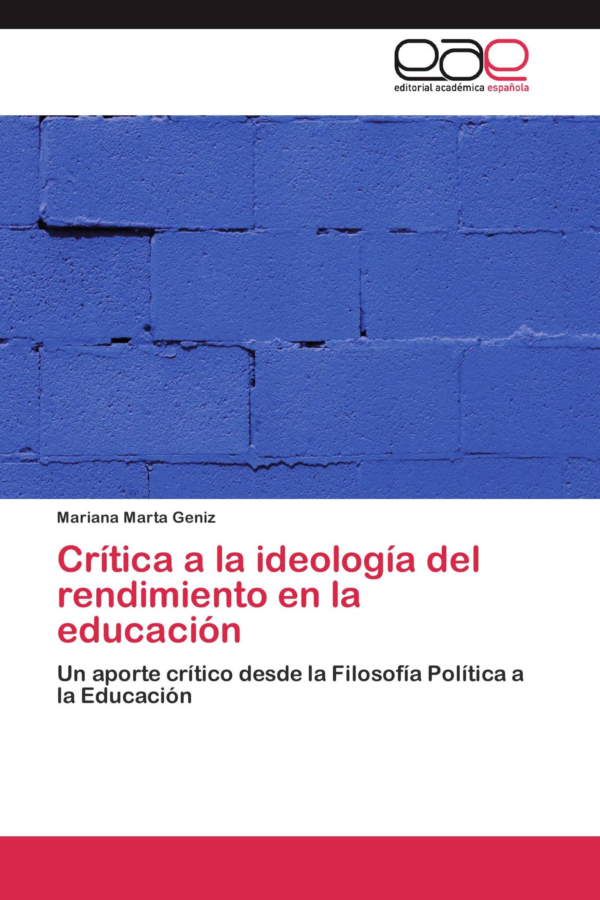 Crítica a la ideología del rendimiento en la educación