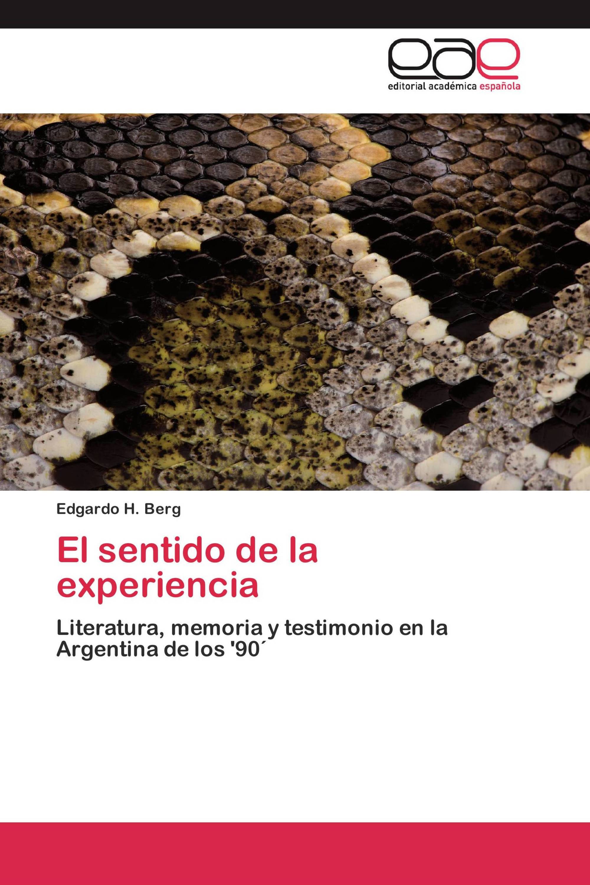 El sentido de la experiencia