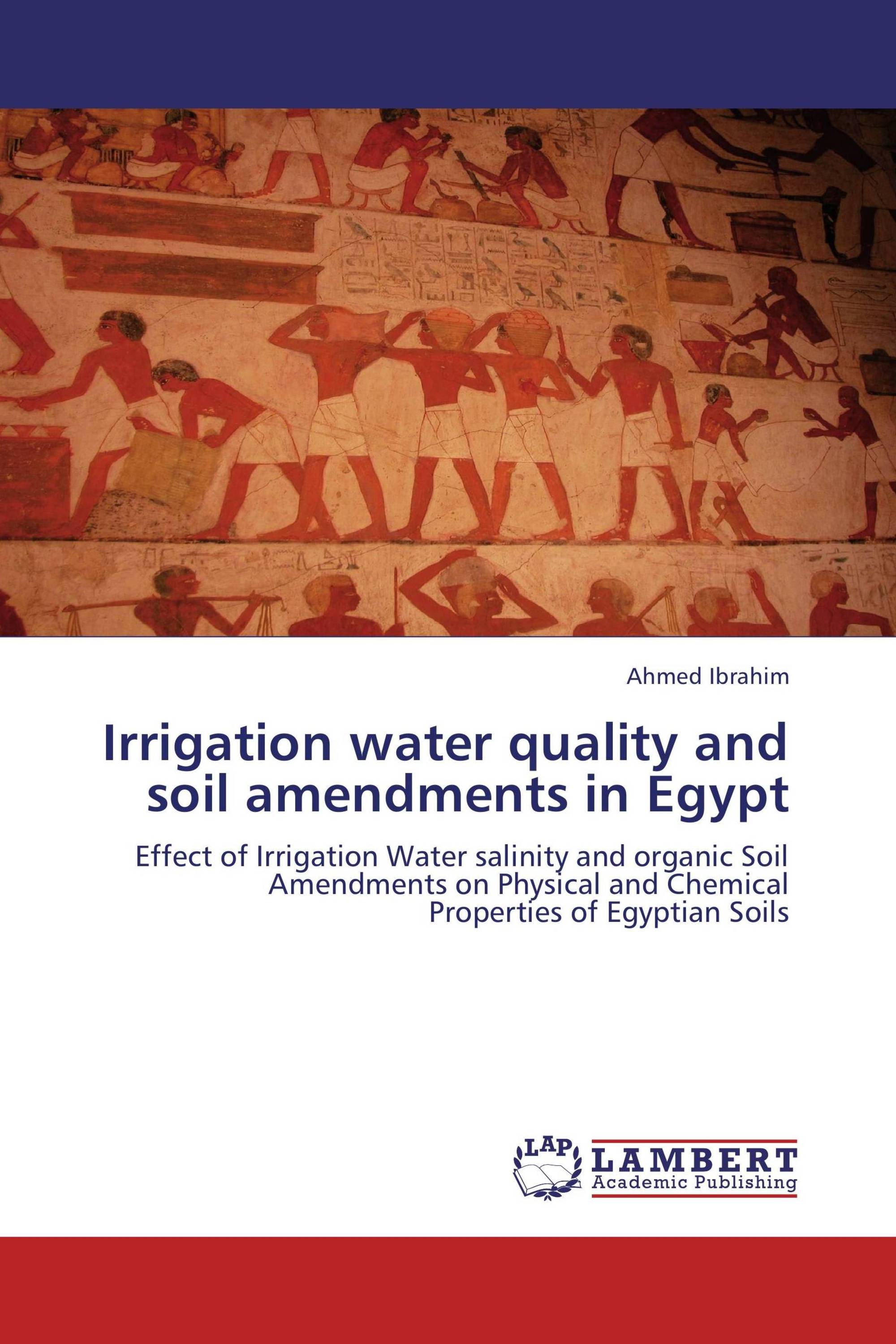Irrigation water quality and soil amendments in Egypt