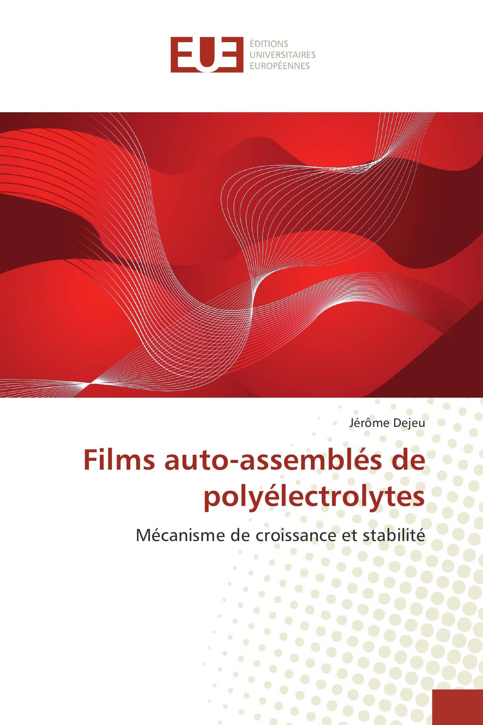 Films auto-assemblés de polyélectrolytes