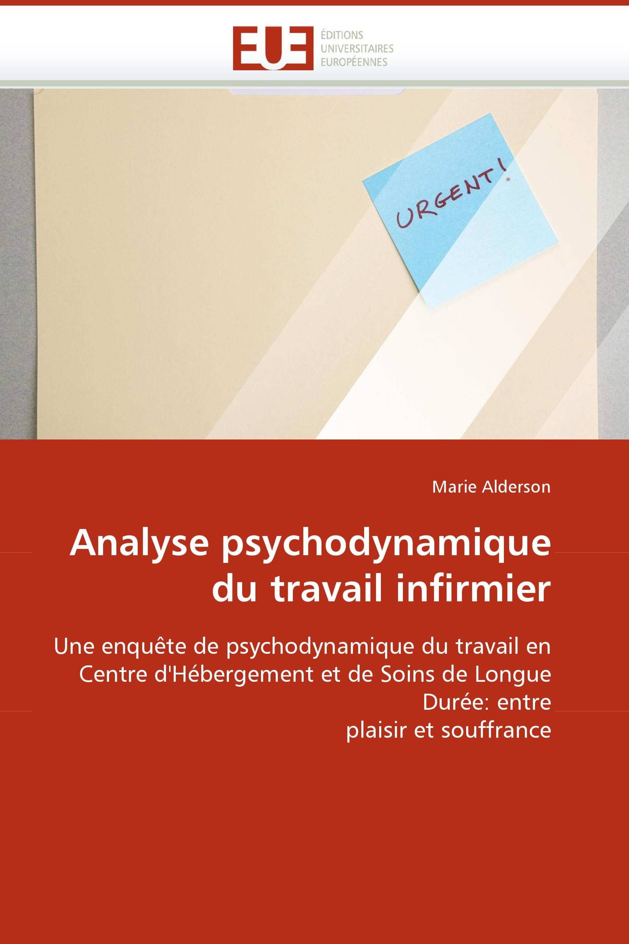 Analyse psychodynamique du travail infirmier