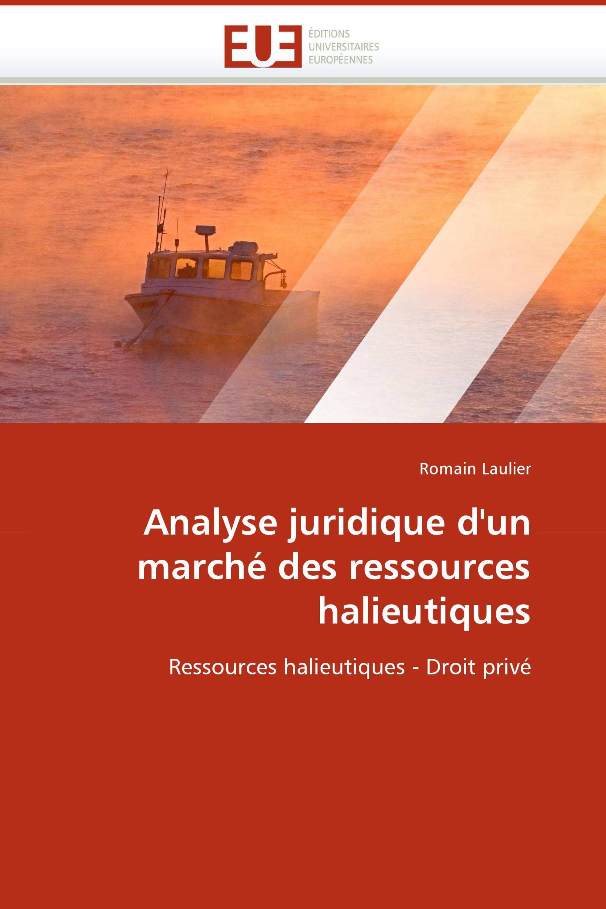 Analyse juridique d''un marché des ressources halieutiques