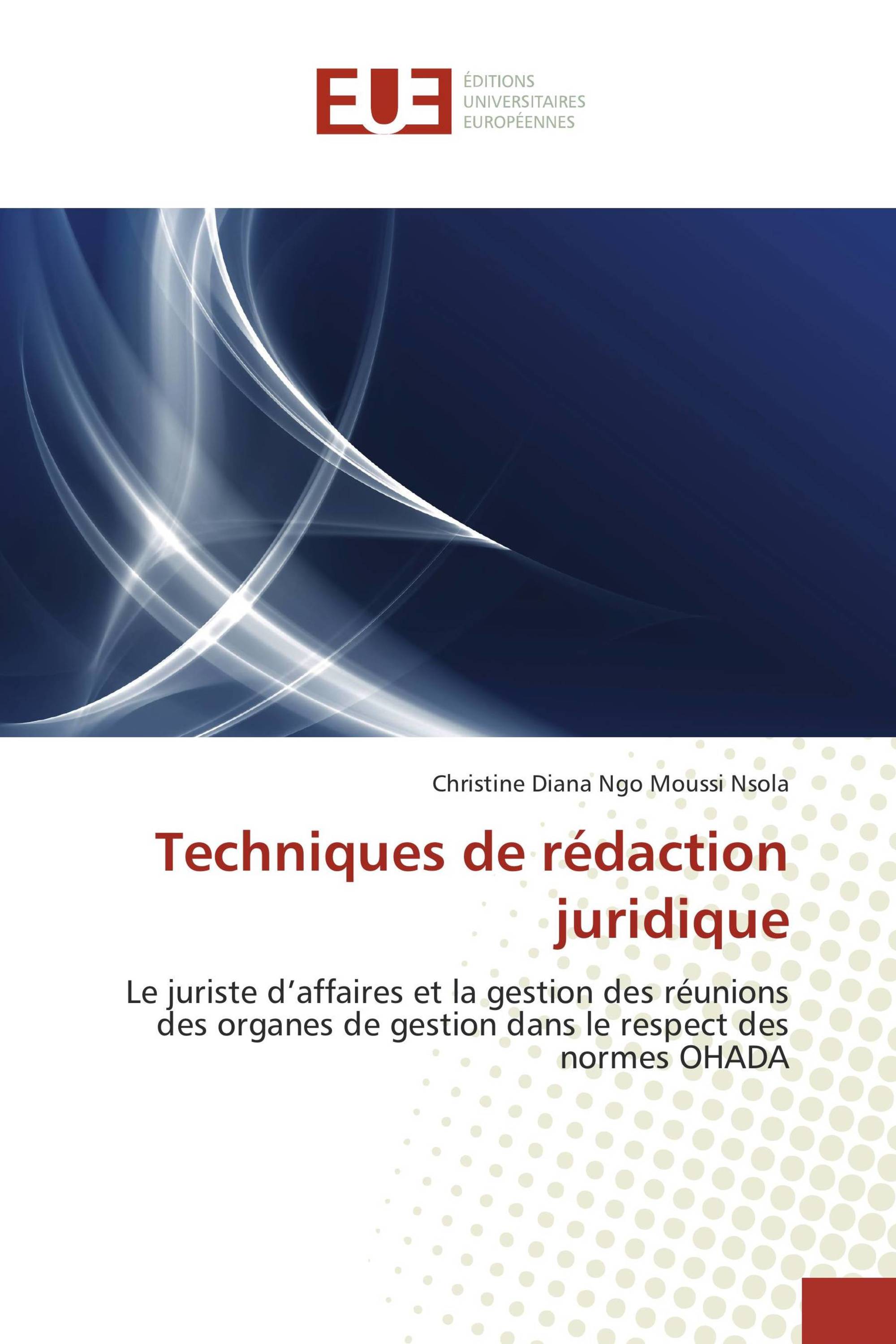 Techniques de rédaction juridique