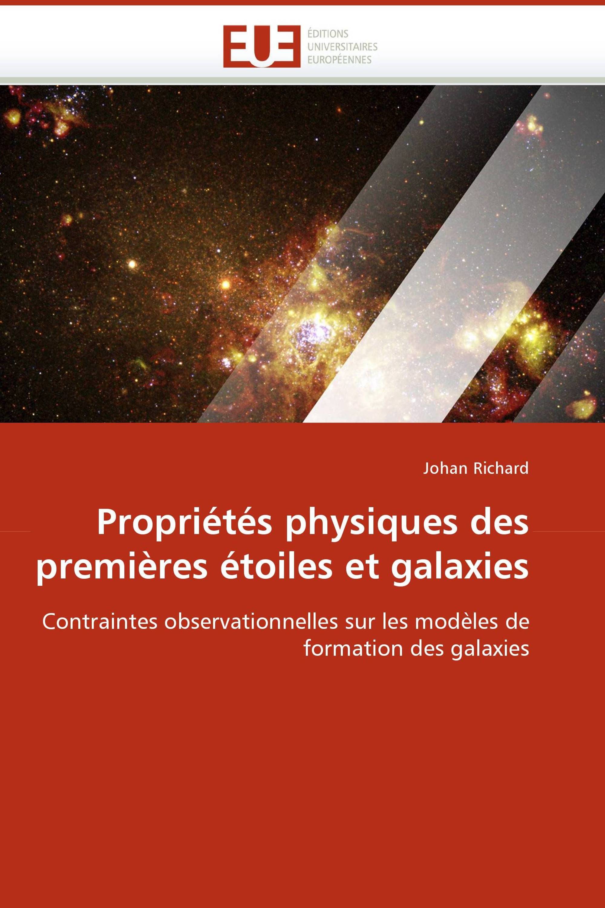 Propriétés physiques des premières étoiles et galaxies