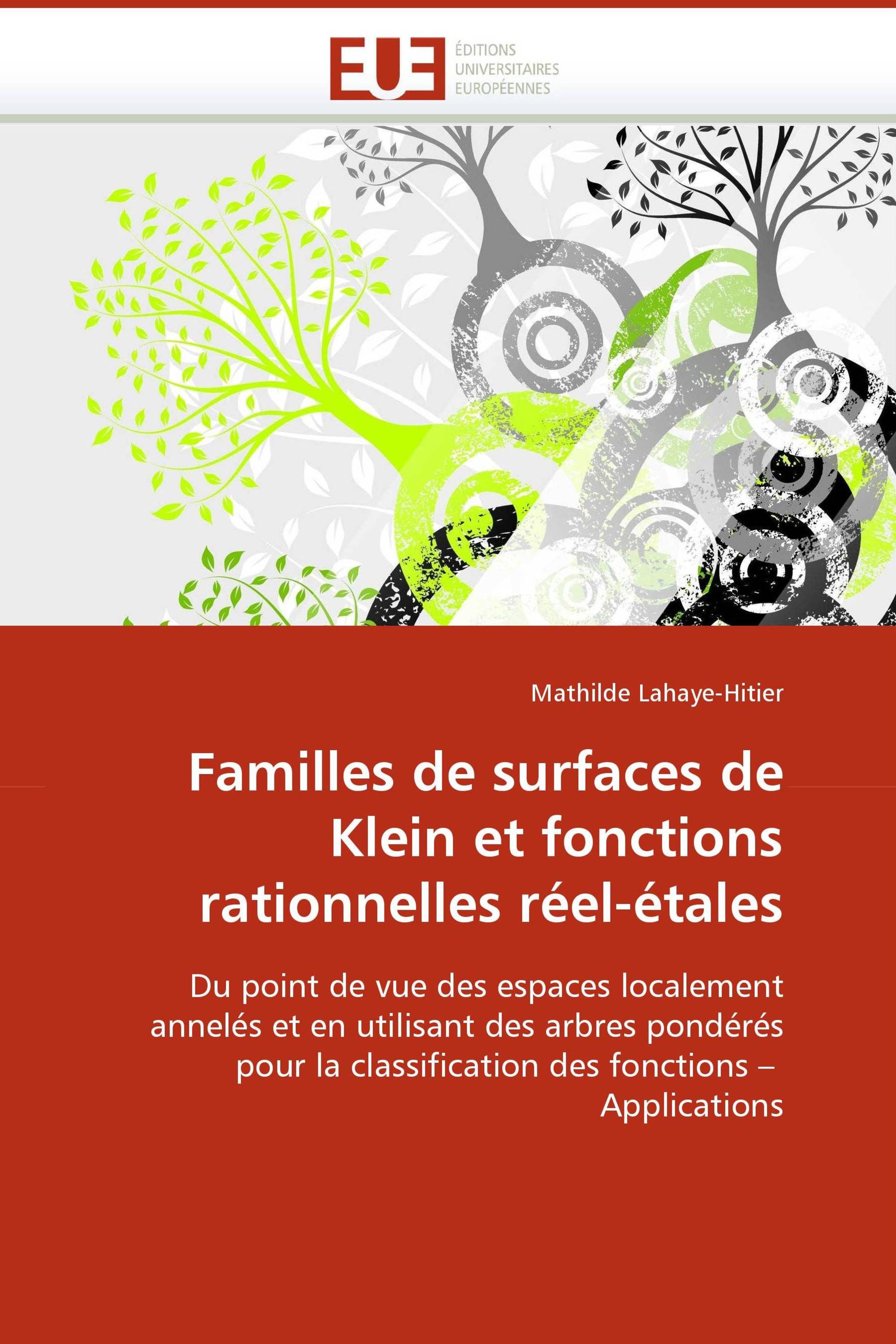 Familles de surfaces de Klein et fonctions rationnelles réel-étales