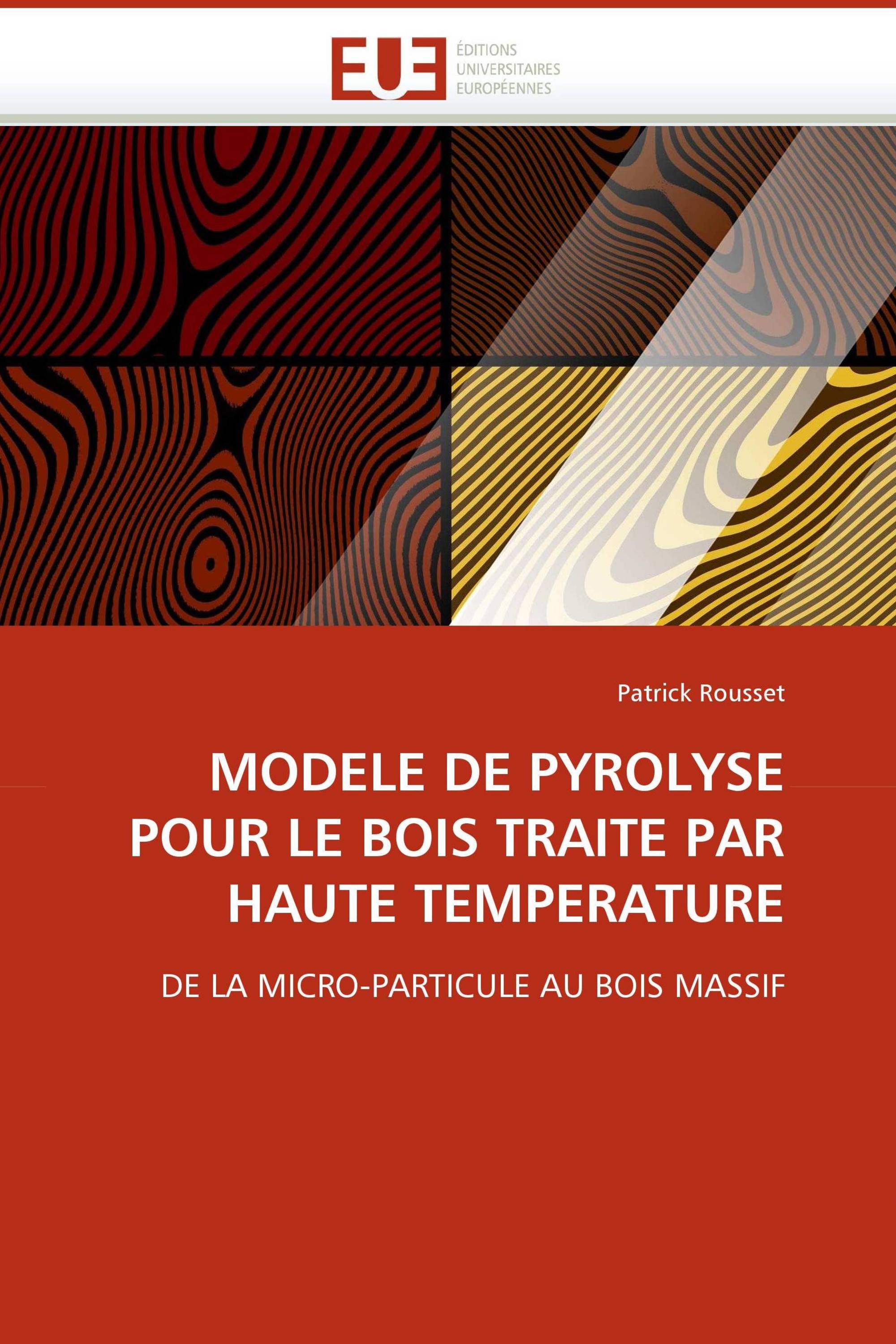 MODELE DE PYROLYSE POUR LE BOIS TRAITE PAR HAUTE TEMPERATURE