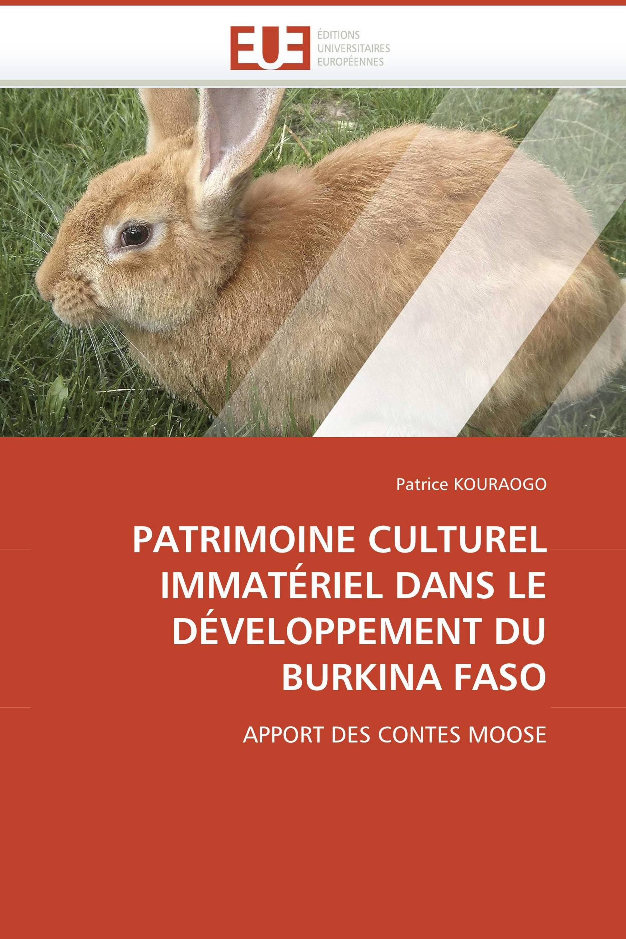 PATRIMOINE CULTUREL IMMATÉRIEL DANS LE DÉVELOPPEMENT DU BURKINA FASO