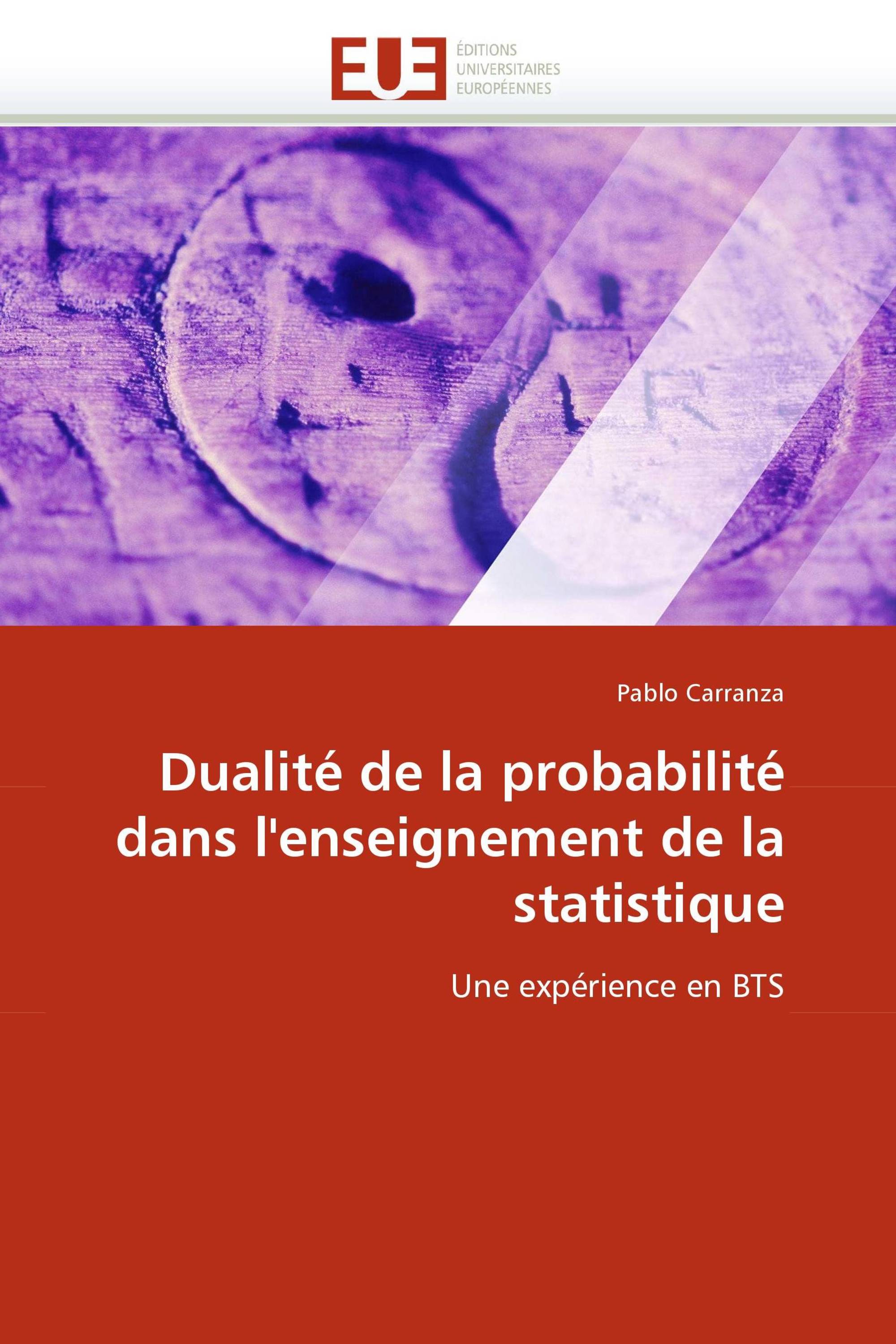 Dualité de la probabilité dans l''enseignement de la statistique