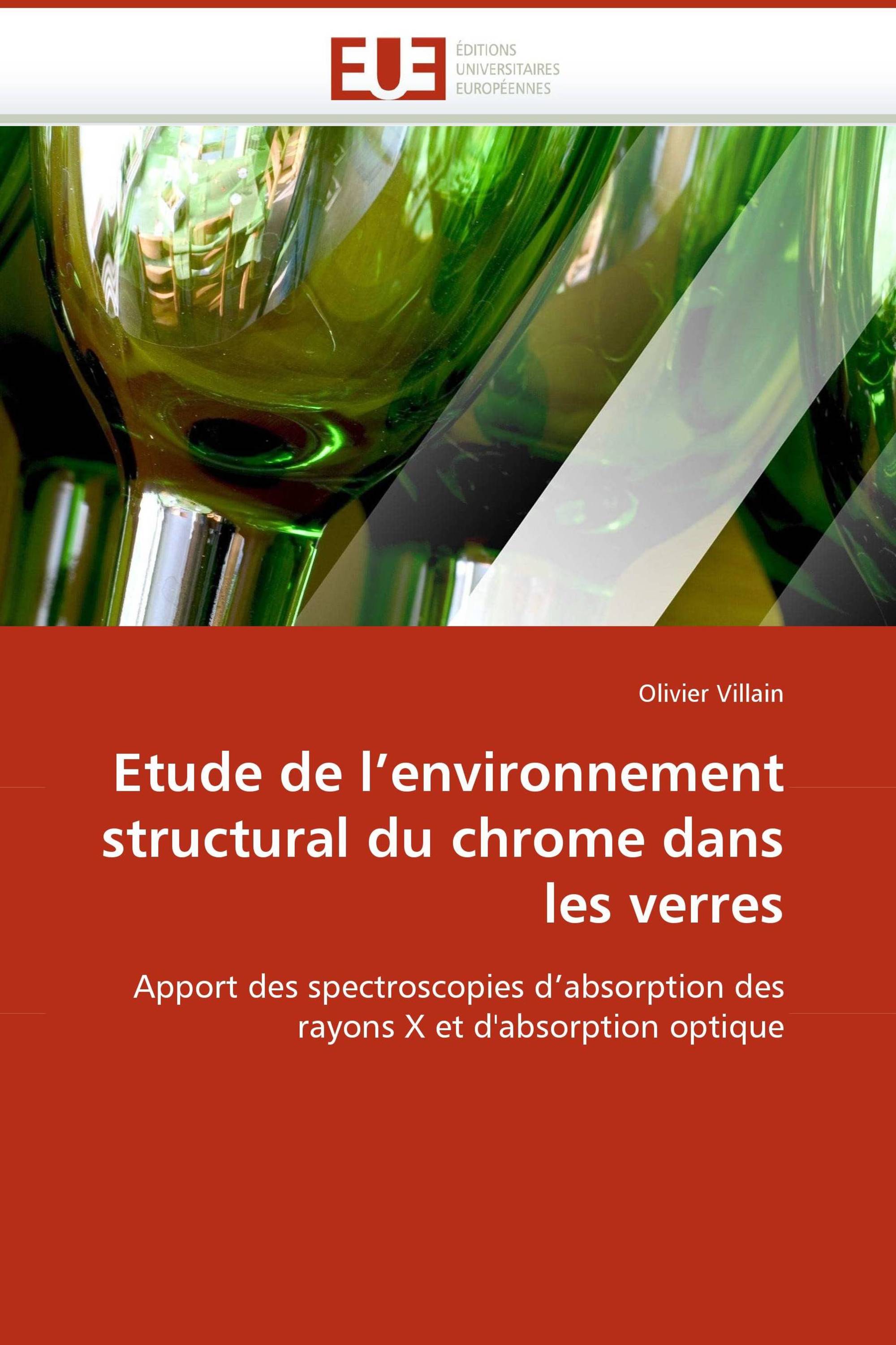 Etude de l''environnement structural du chrome dans les verres