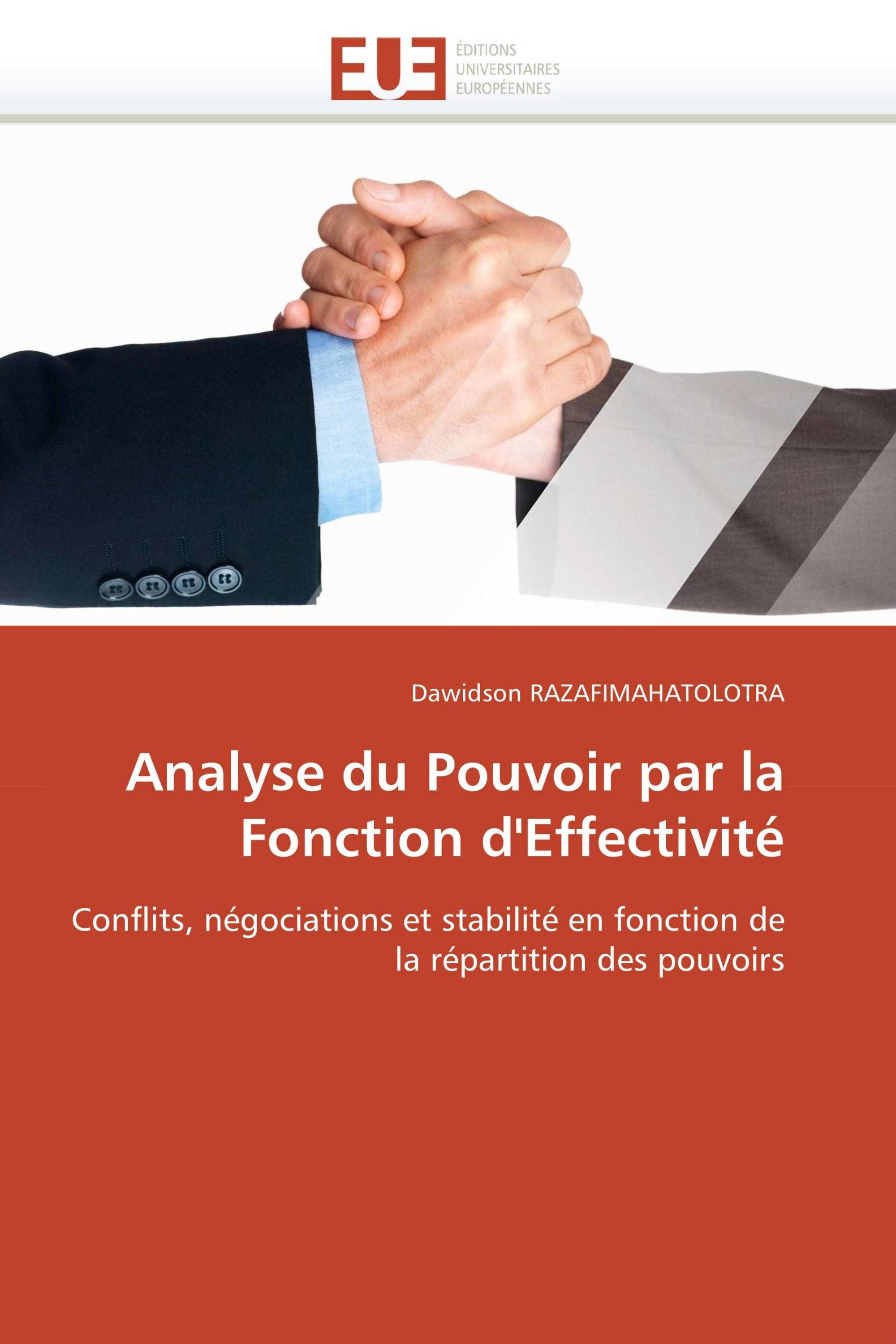 Analyse du Pouvoir par la Fonction d'Effectivité