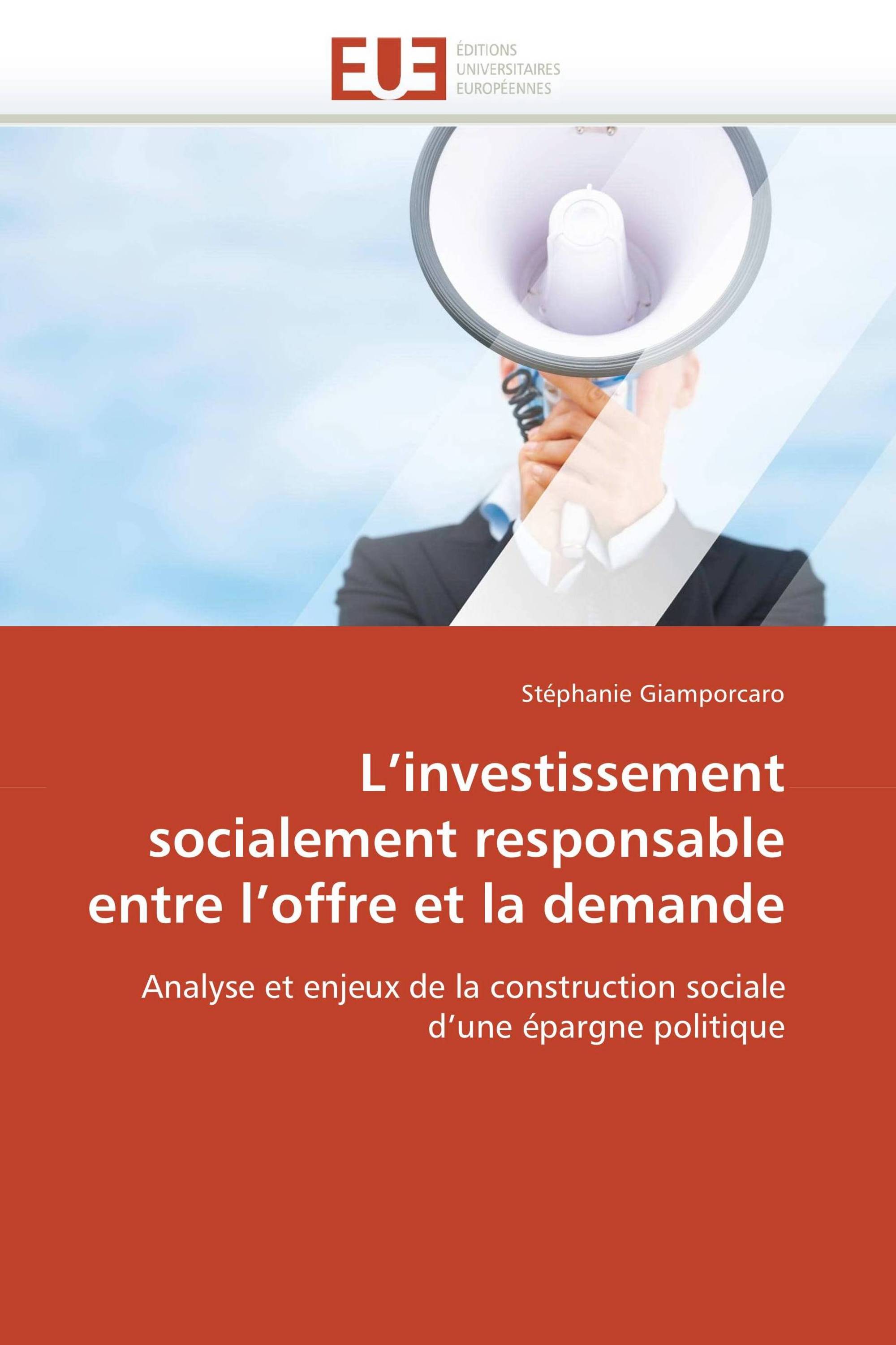 L’investissement socialement responsable entre l’offre et la demande