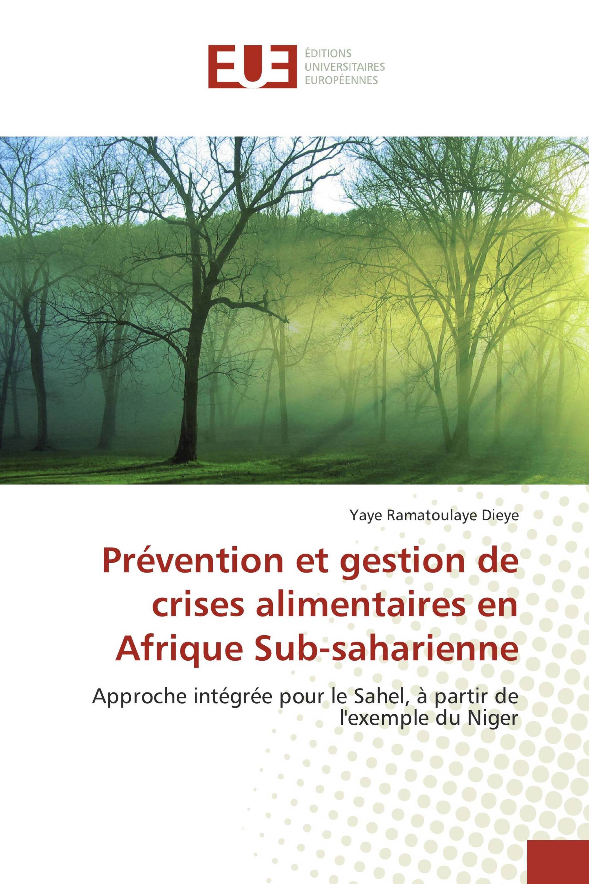 Prévention et gestion de crises alimentaires en Afrique Sub-saharienne