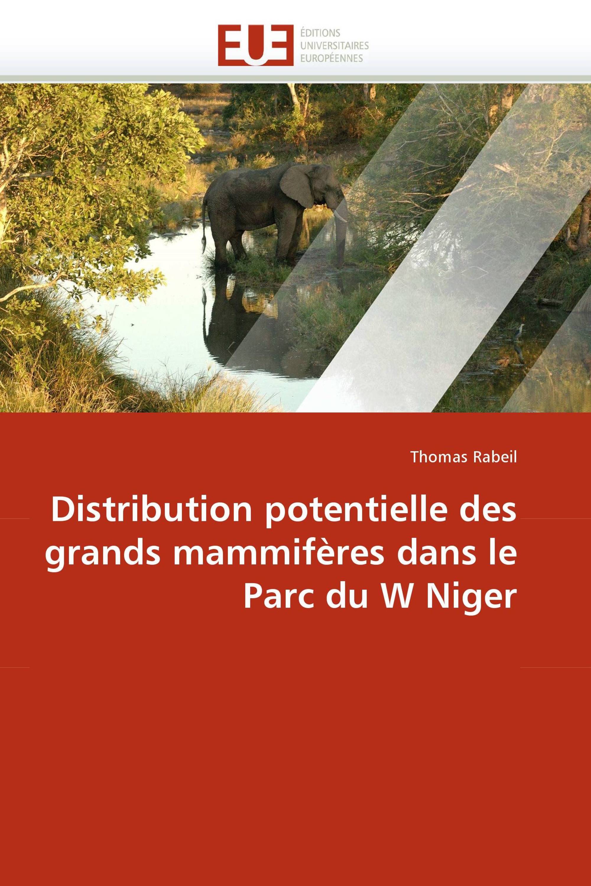 Distribution potentielle des grands mammifères dans le Parc du W Niger