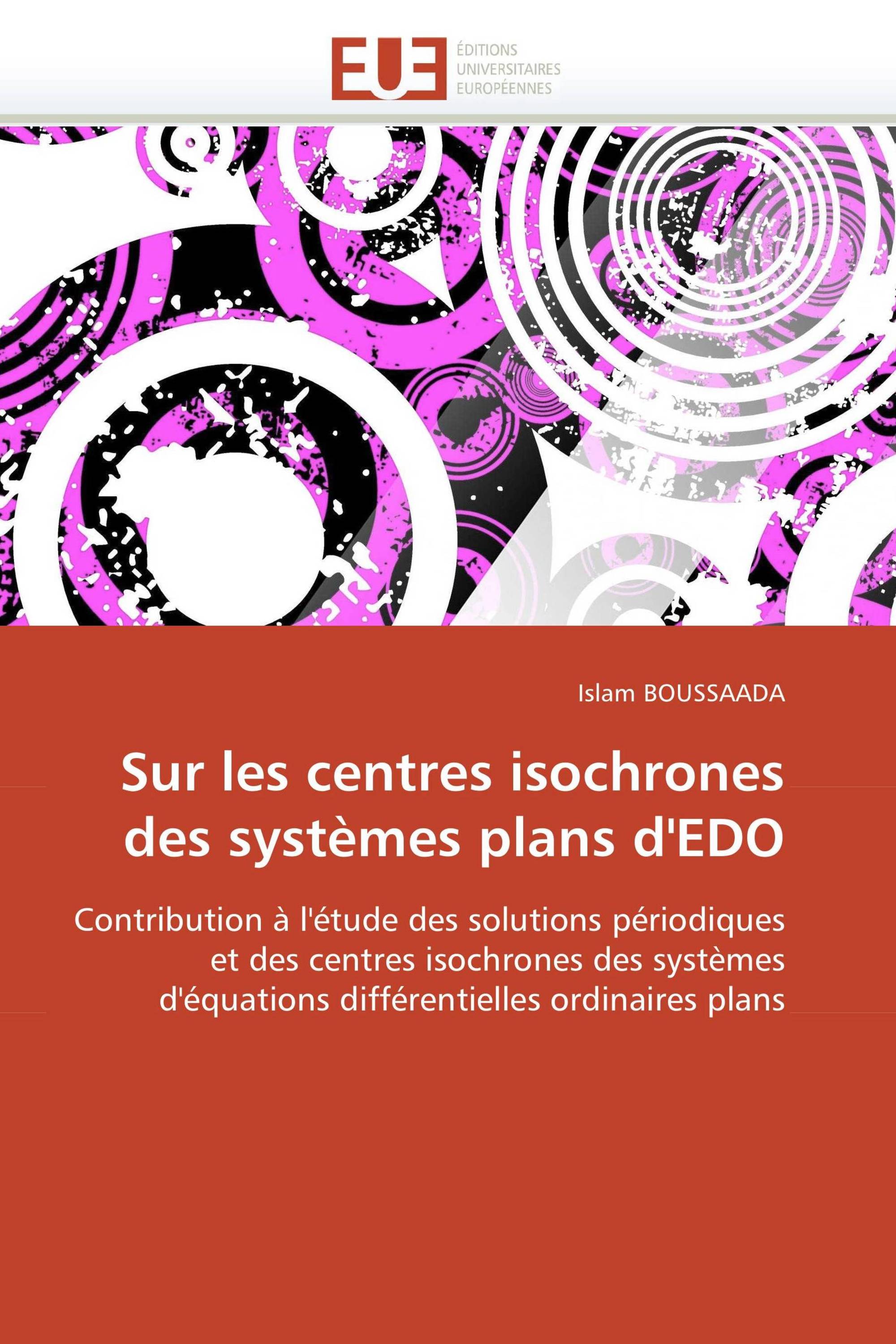 Sur les centres isochrones des systèmes plans d'EDO