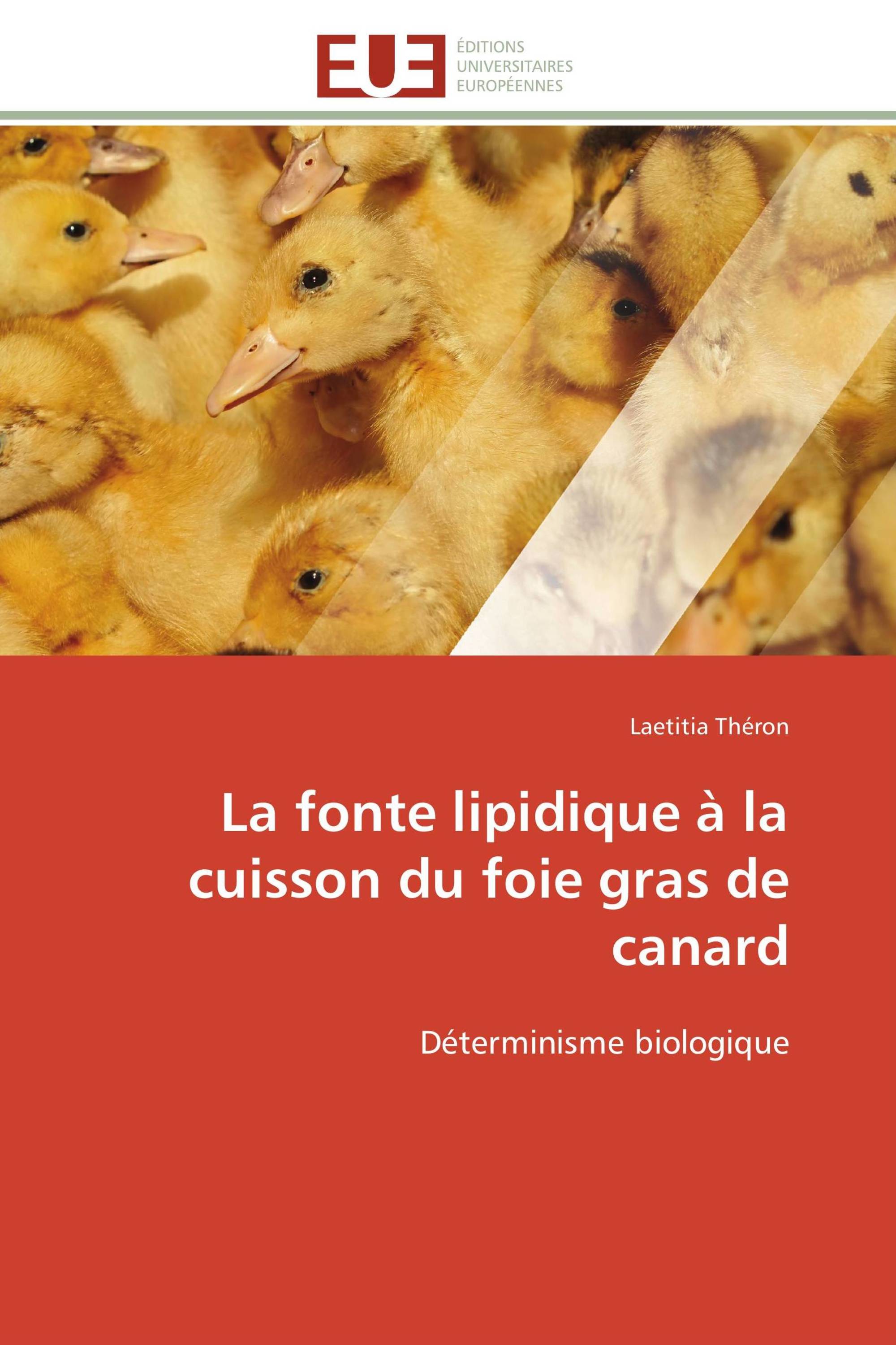 La fonte lipidique à la cuisson du foie gras de canard