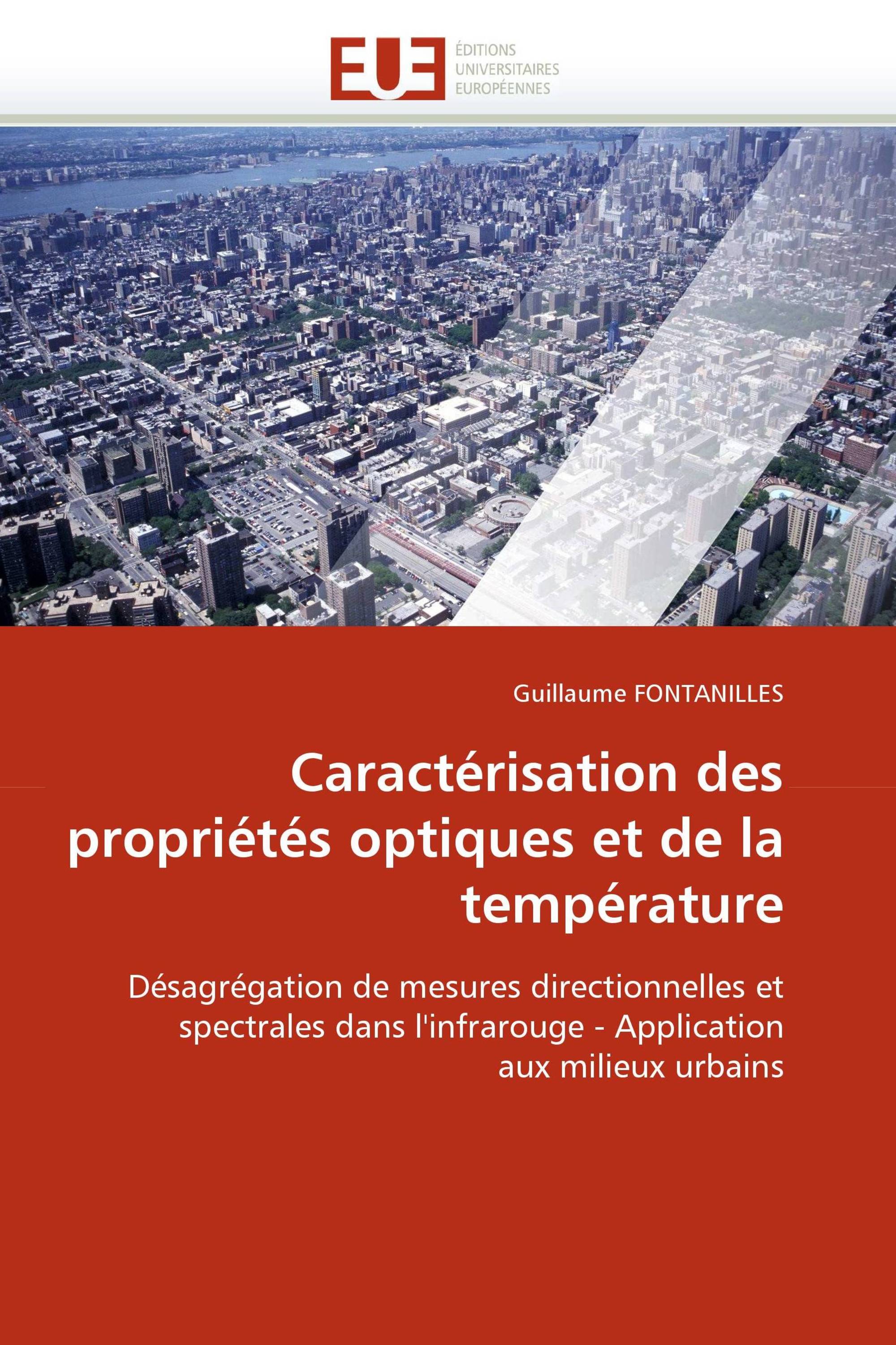 Caractérisation des propriétés optiques et de la température