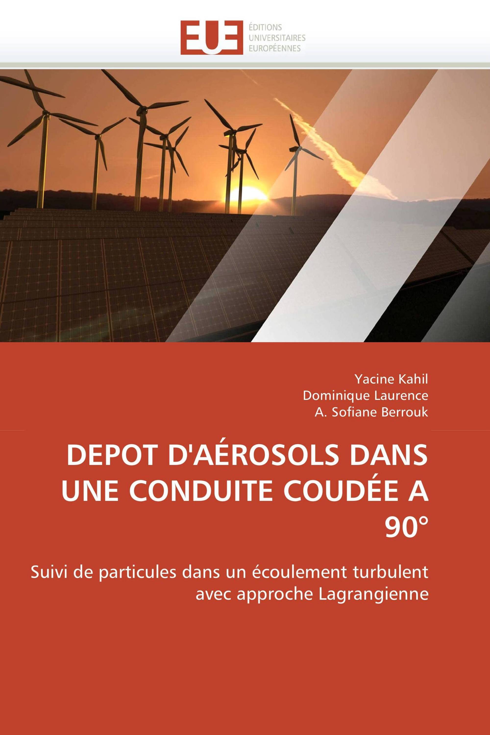 DEPOT D'AÉROSOLS DANS UNE CONDUITE COUDÉE A 90°