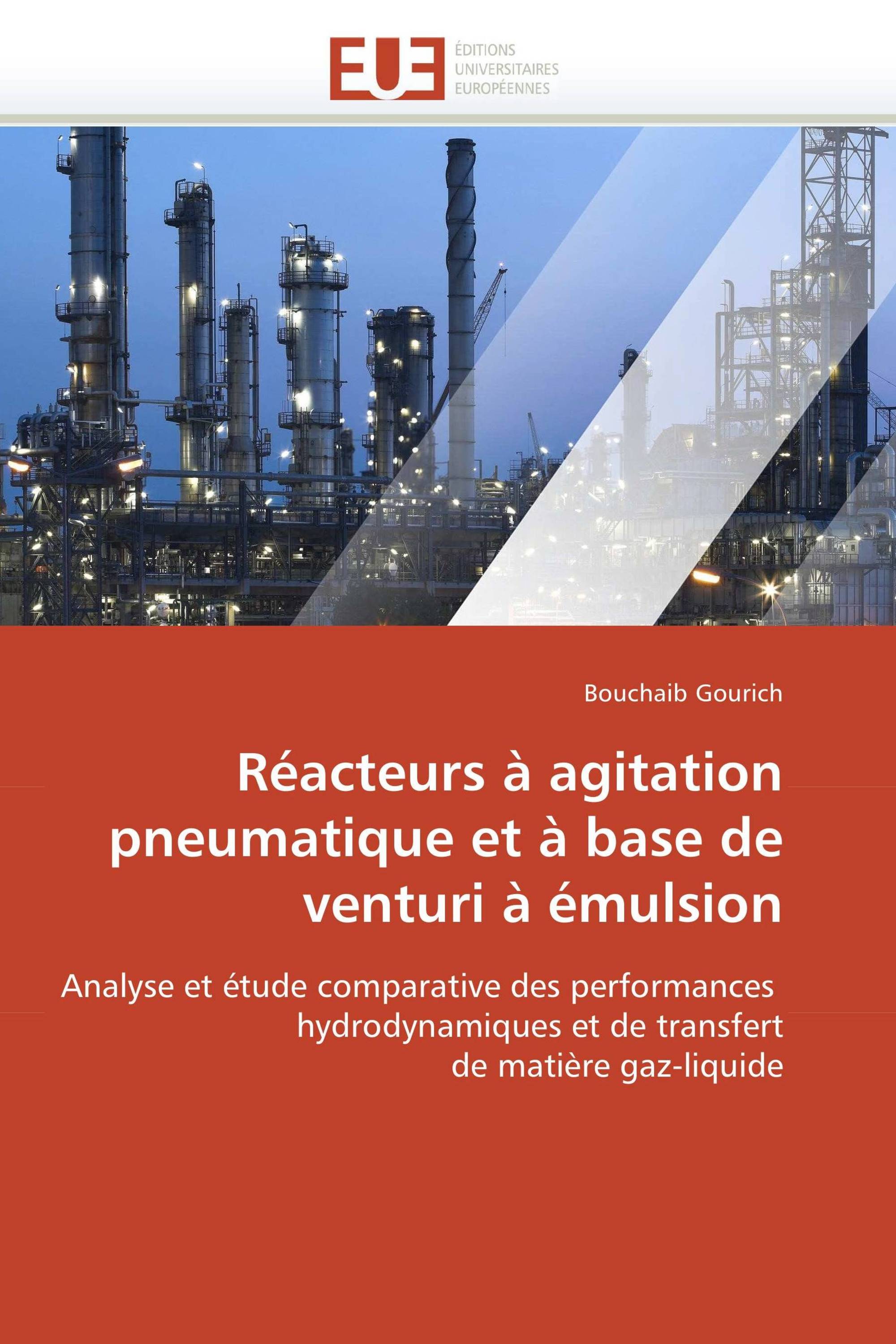 Réacteurs à agitation pneumatique et à base de venturi à émulsion