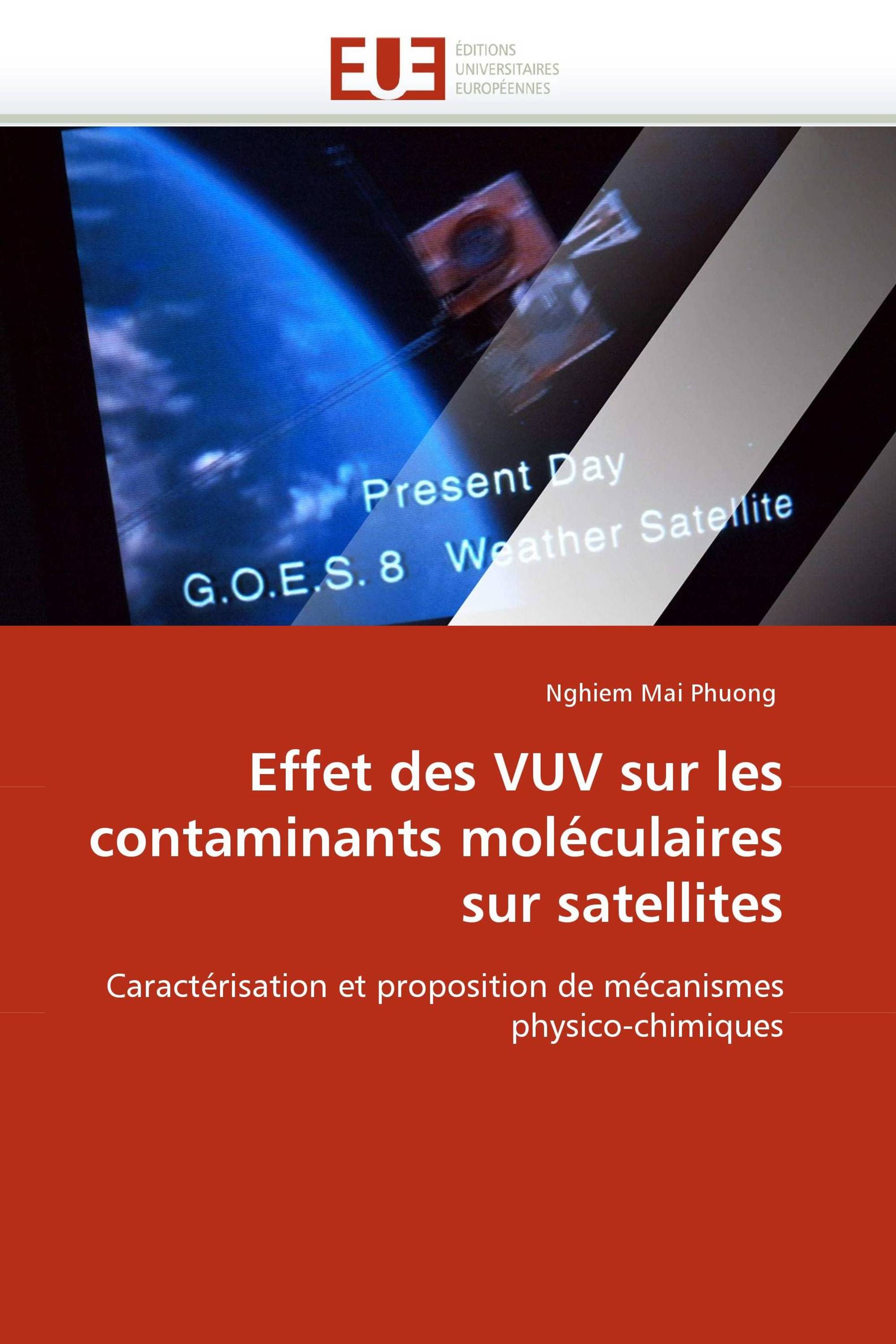 Effet des VUV sur les contaminants moléculaires sur satellites