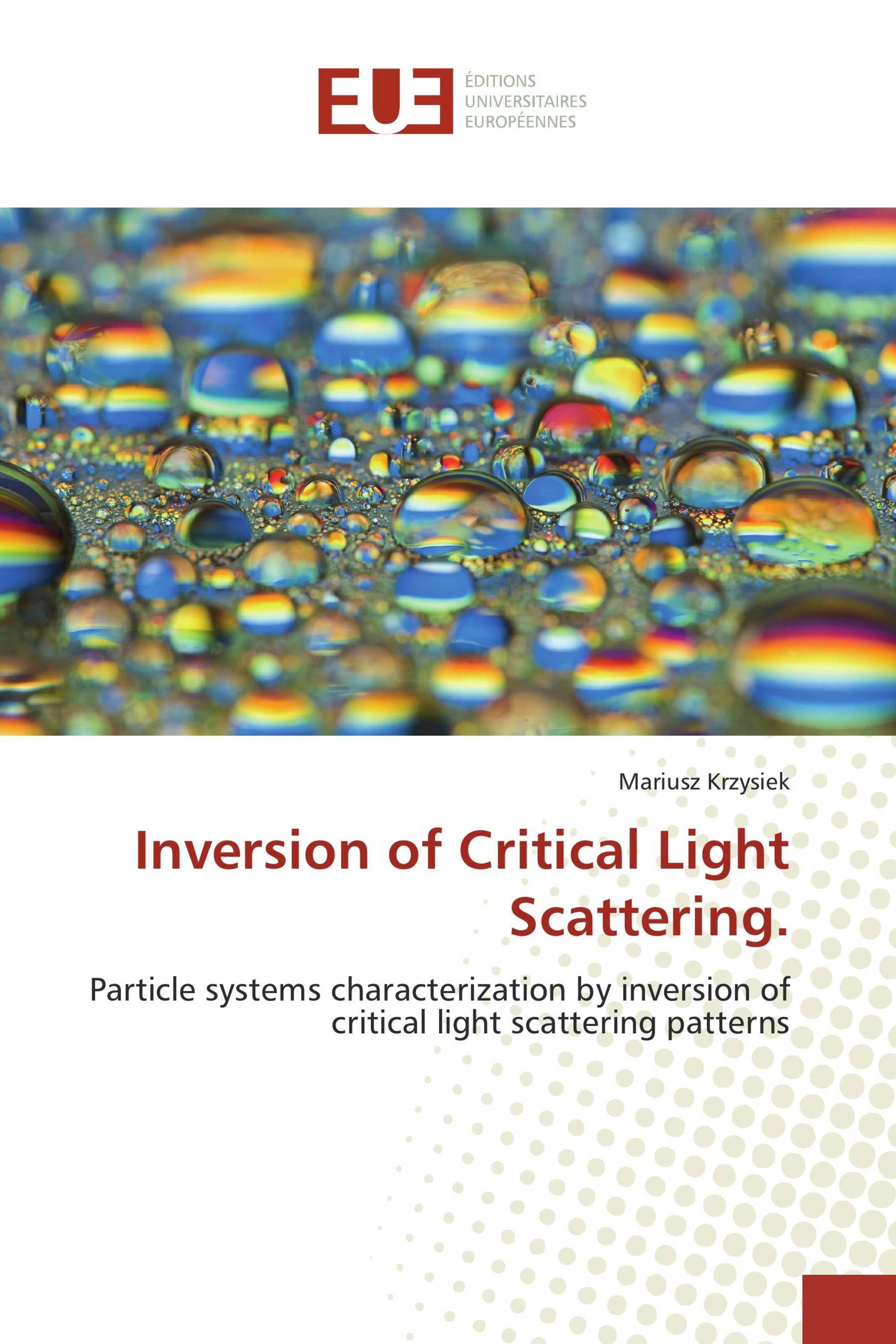 Inversion of Critical Light Scattering.