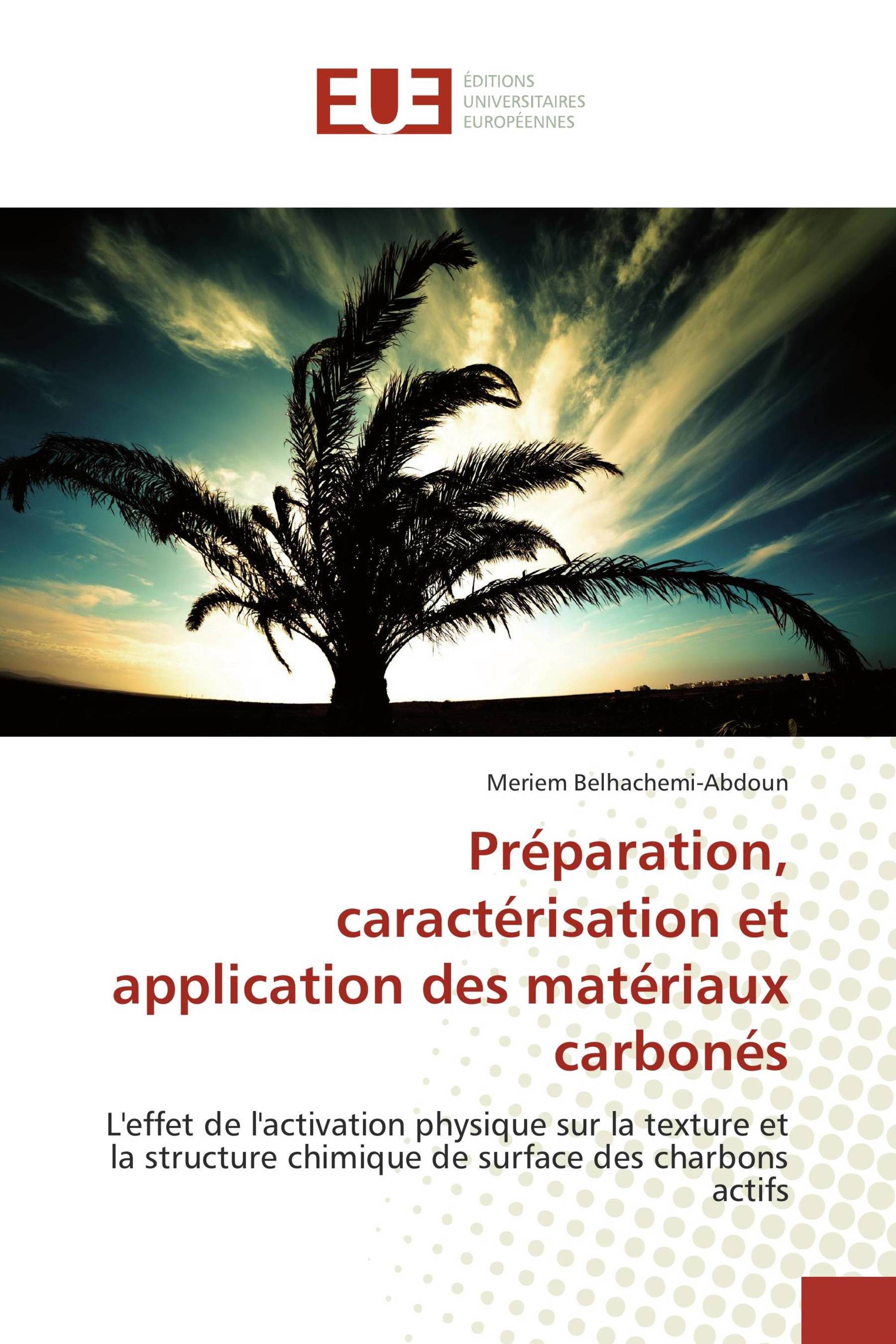 Préparation, caractérisation et application des matériaux carbonés