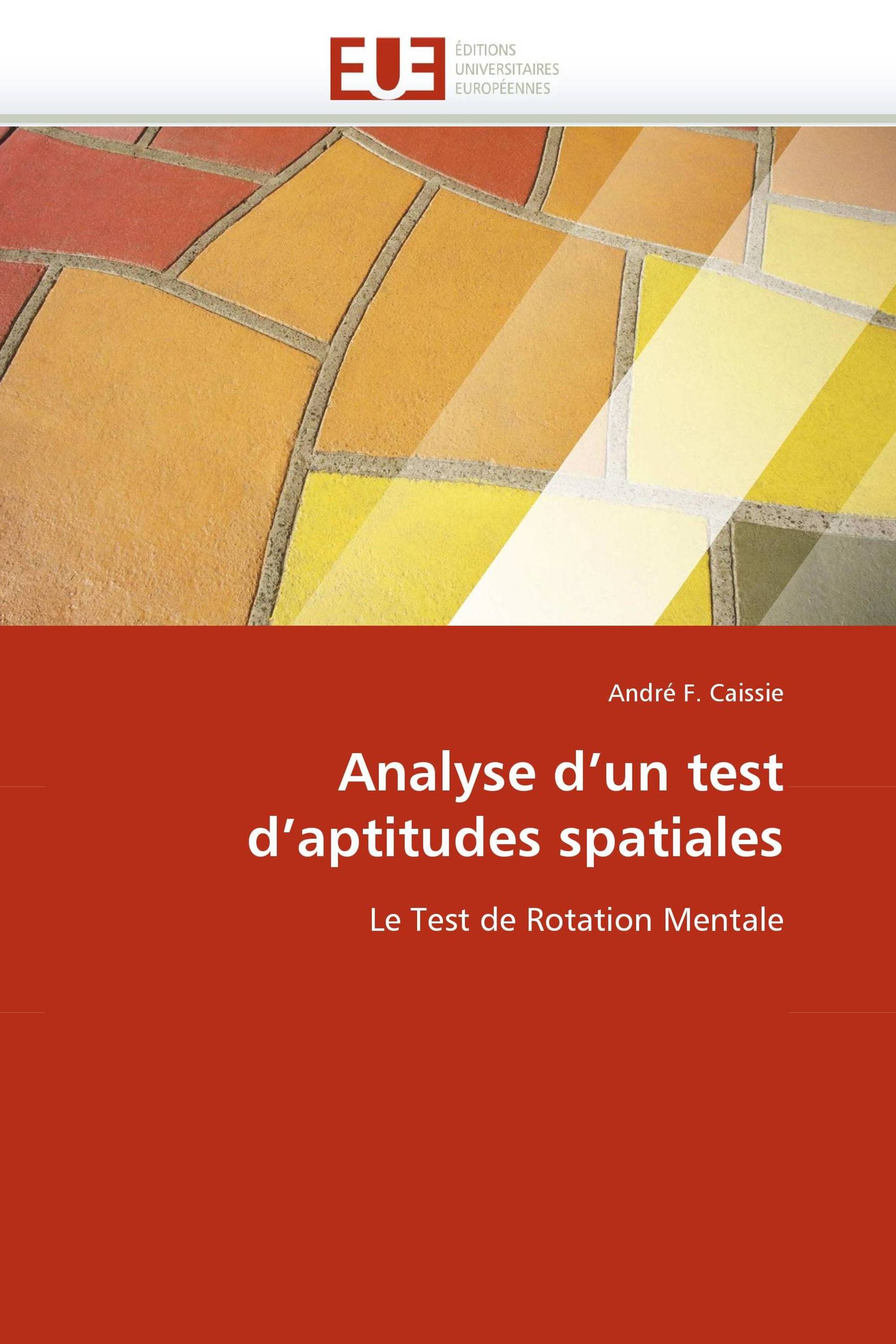 Analyse d''un test d''aptitudes spatiales