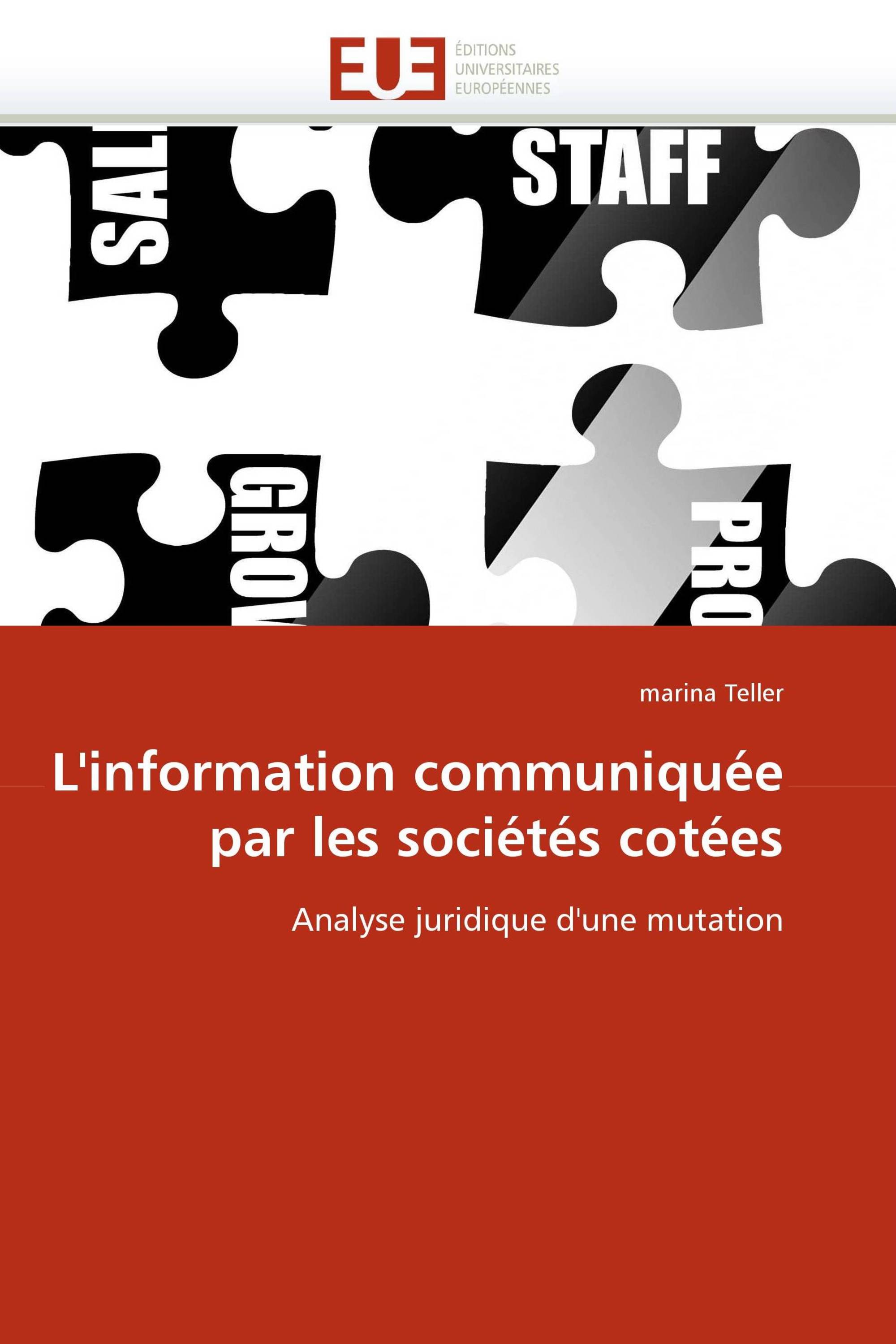 L''information communiquée par les sociétés cotées