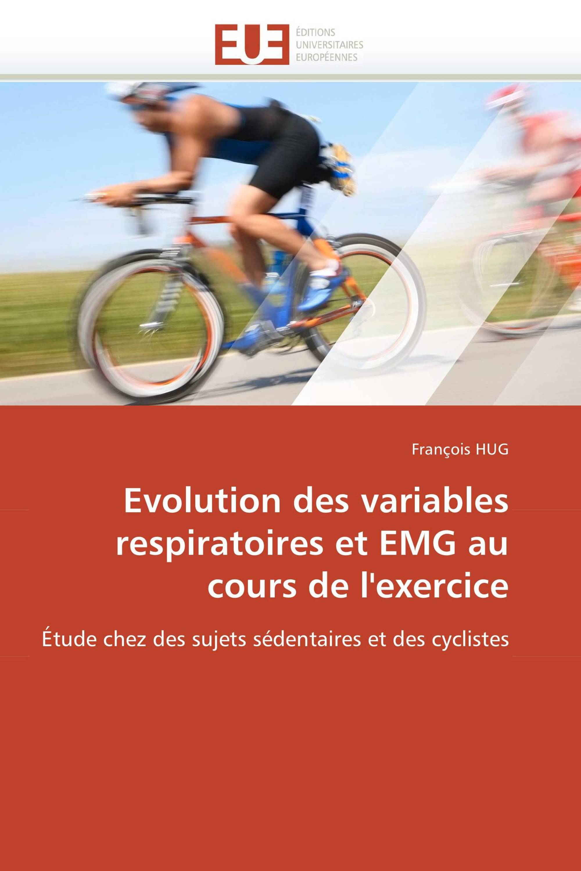 Evolution des variables respiratoires et EMG au cours de l'exercice