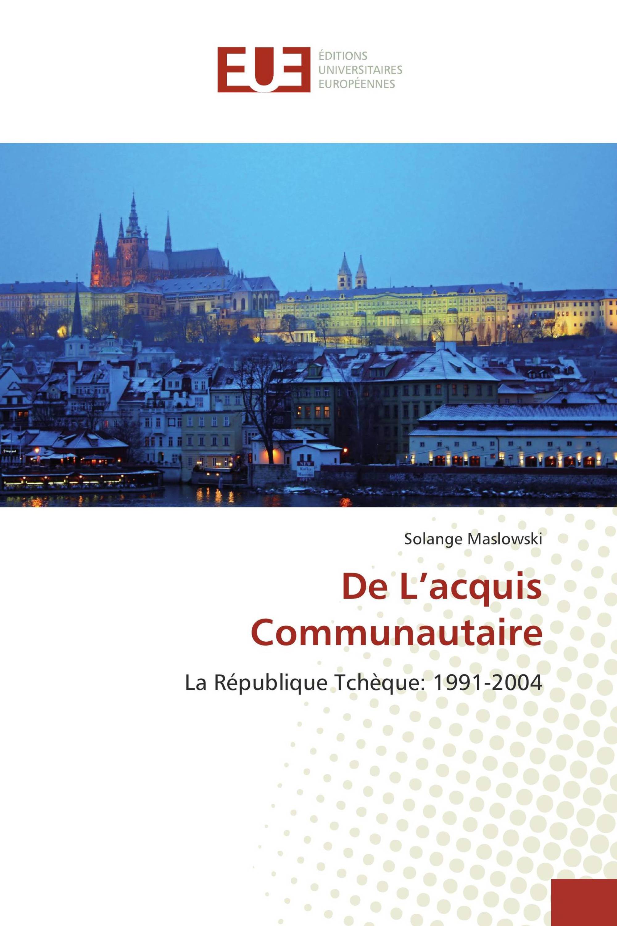 De L’acquis Communautaire