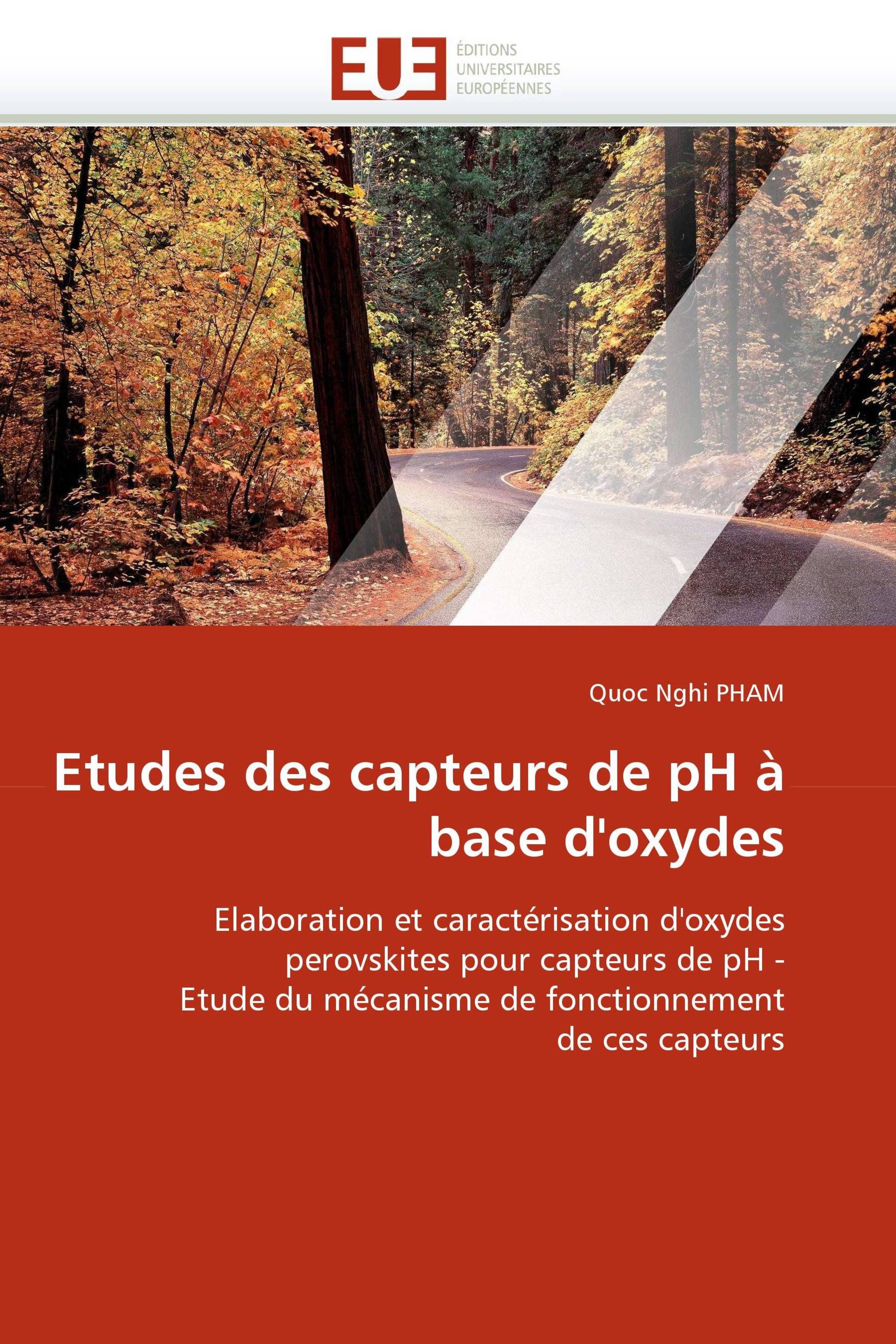 Etudes des capteurs de pH à base d''oxydes