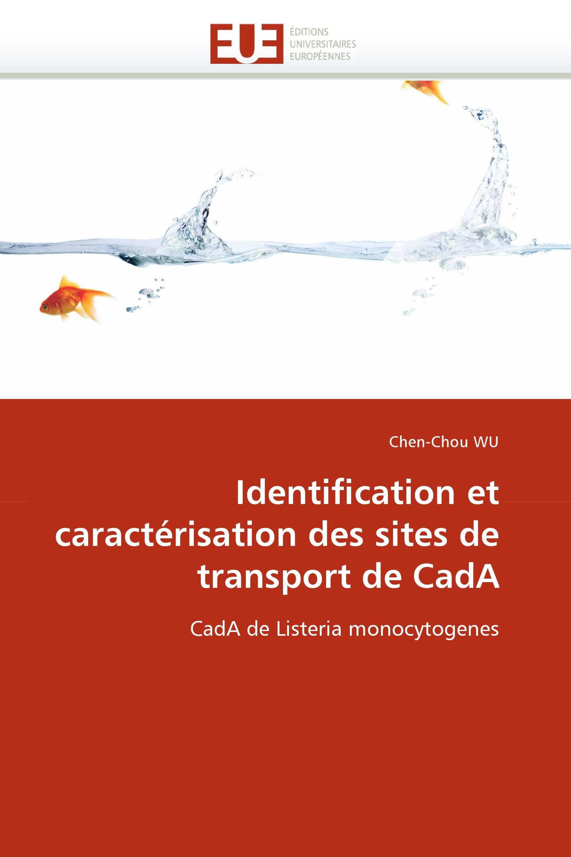 Identification et caractérisation des sites de transport de CadA