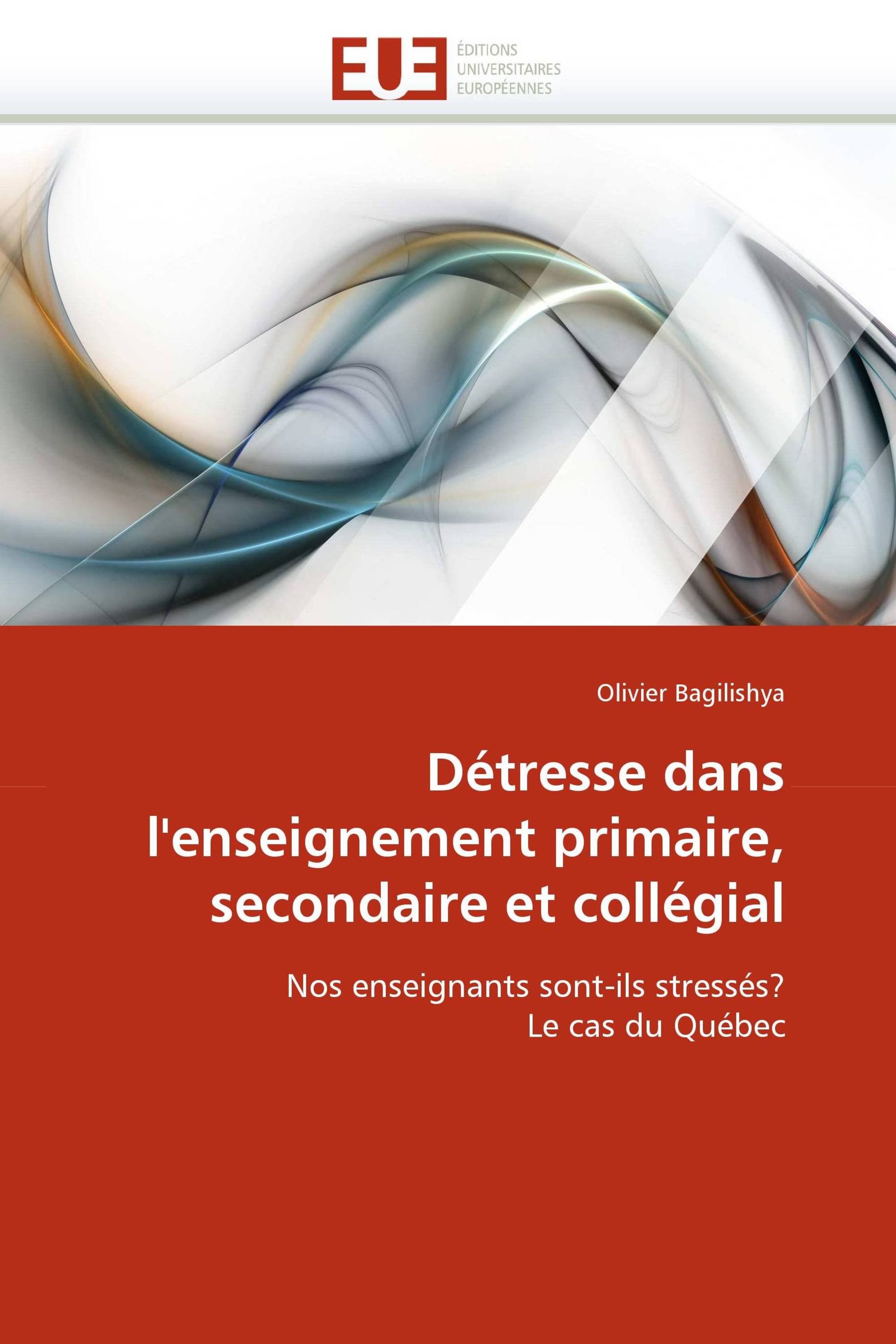 Détresse dans l'enseignement primaire, secondaire et collégial